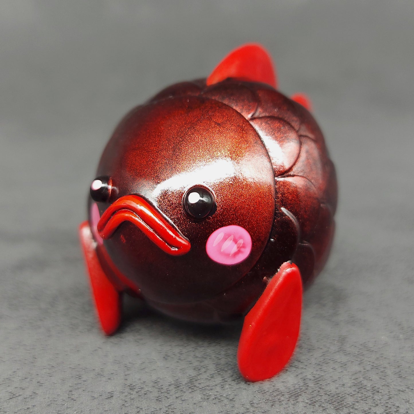 Red X'mas BallFish 紅色聖誕波波魚