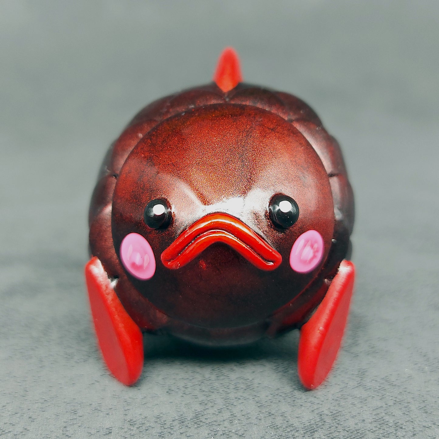 Red X'mas BallFish 紅色聖誕波波魚