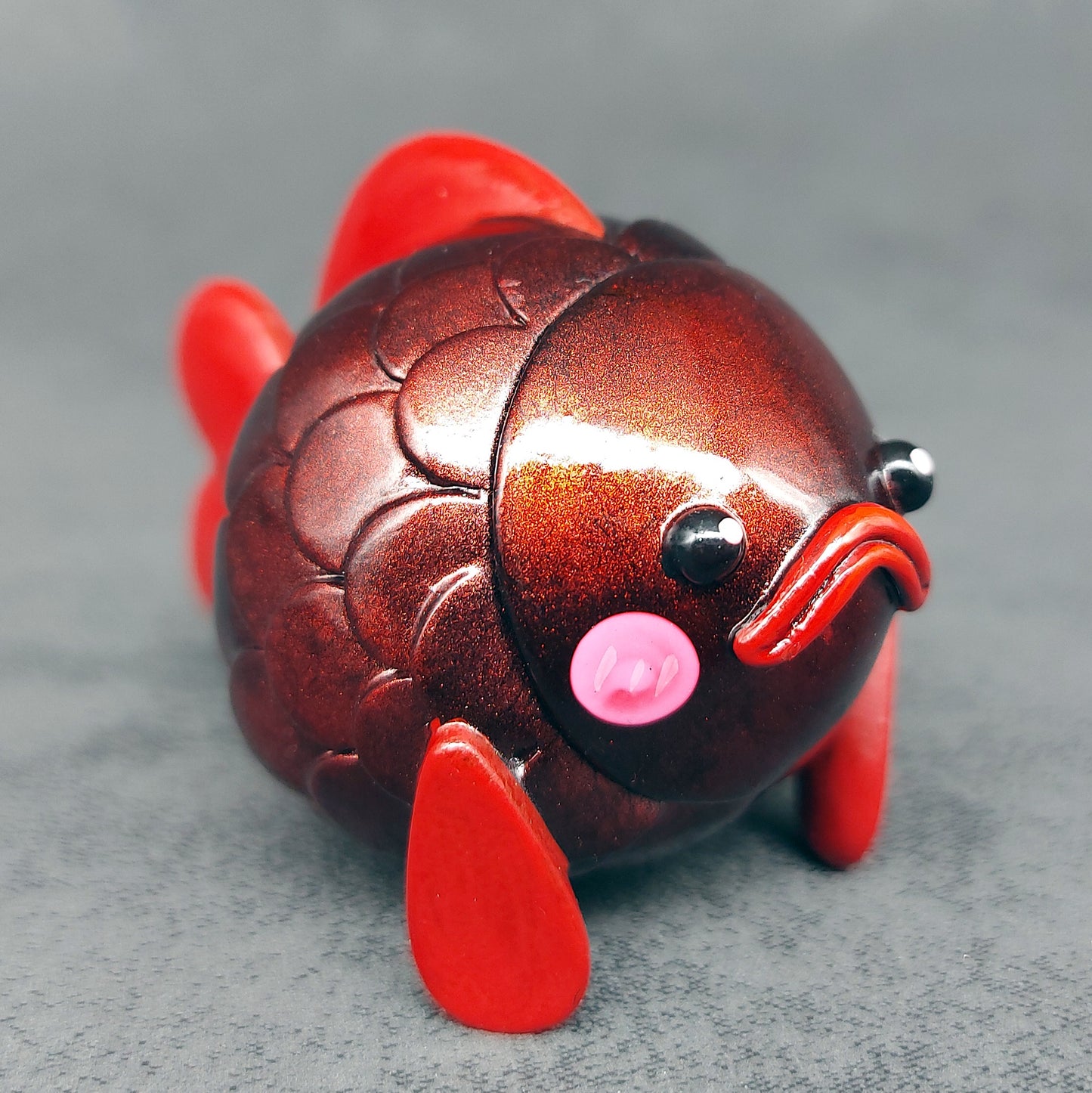 Red X'mas BallFish 紅色聖誕波波魚