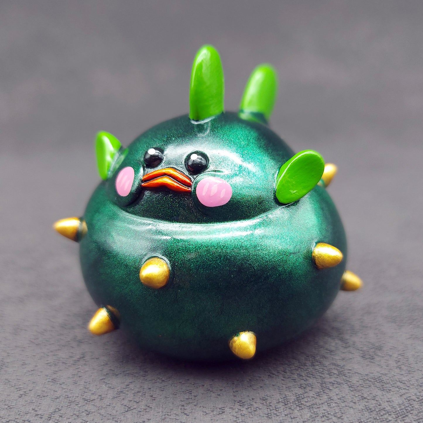 Green X'mas PufferBallFish 綠色聖誕刺波魚