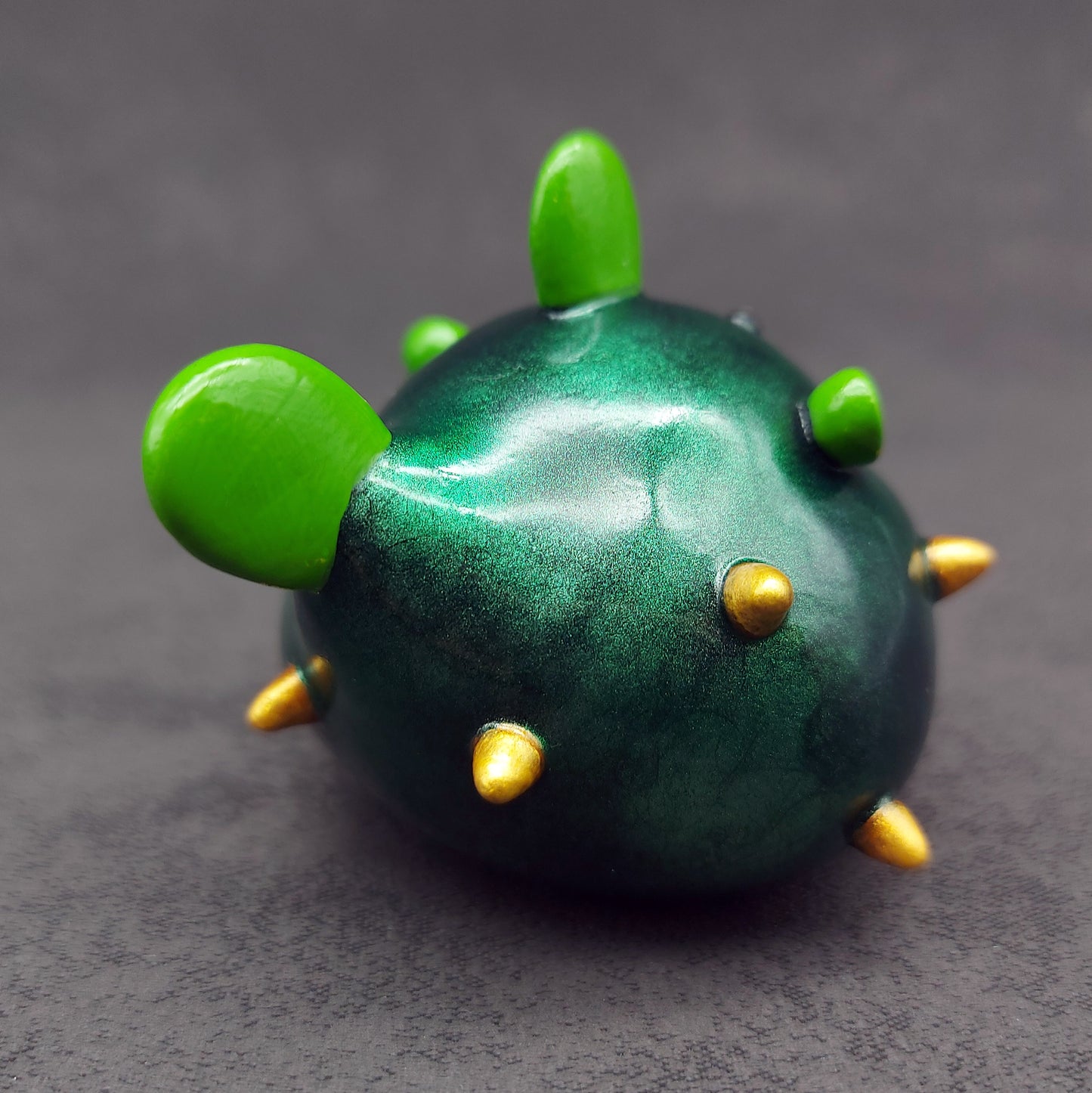 Green X'mas PufferBallFish 綠色聖誕刺波魚