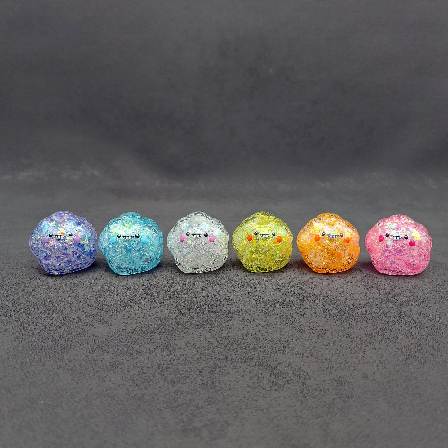 GID Light Blue Glitter BallBallInk 夜光粉藍閃粉波波墨