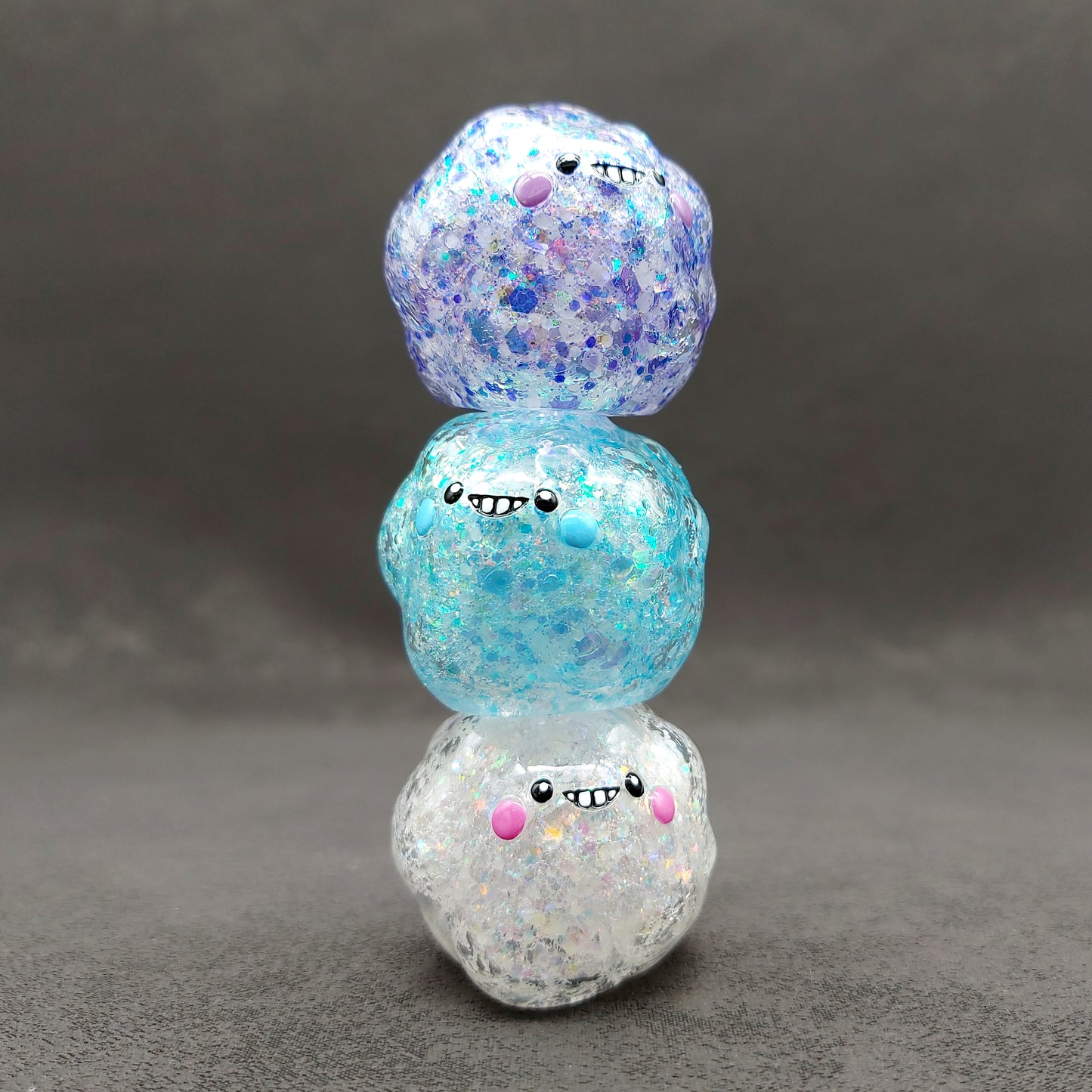 GID Light Blue Glitter BallBallInk 夜光粉藍閃粉波波墨