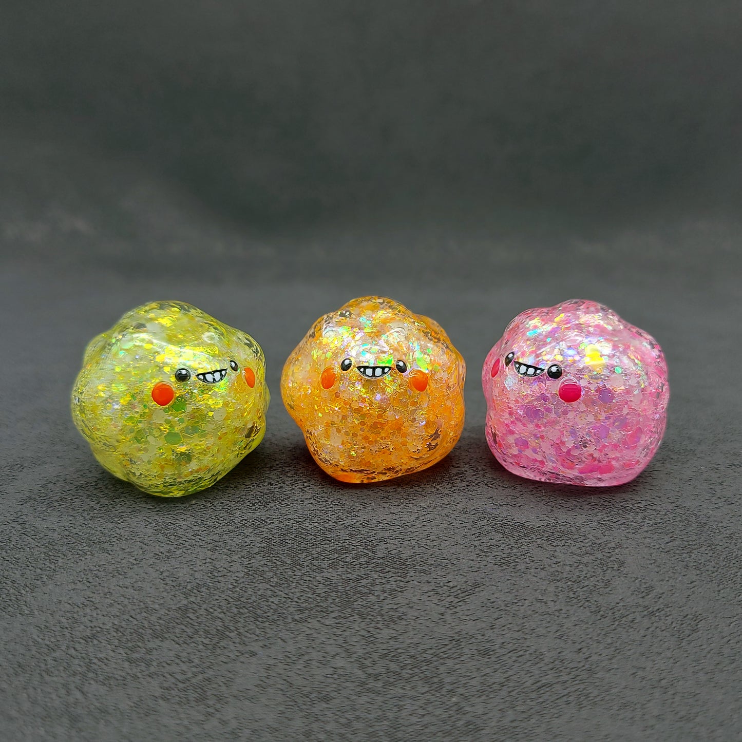 GID Orange Glitter BallBallInk 夜光橙色閃粉波波墨