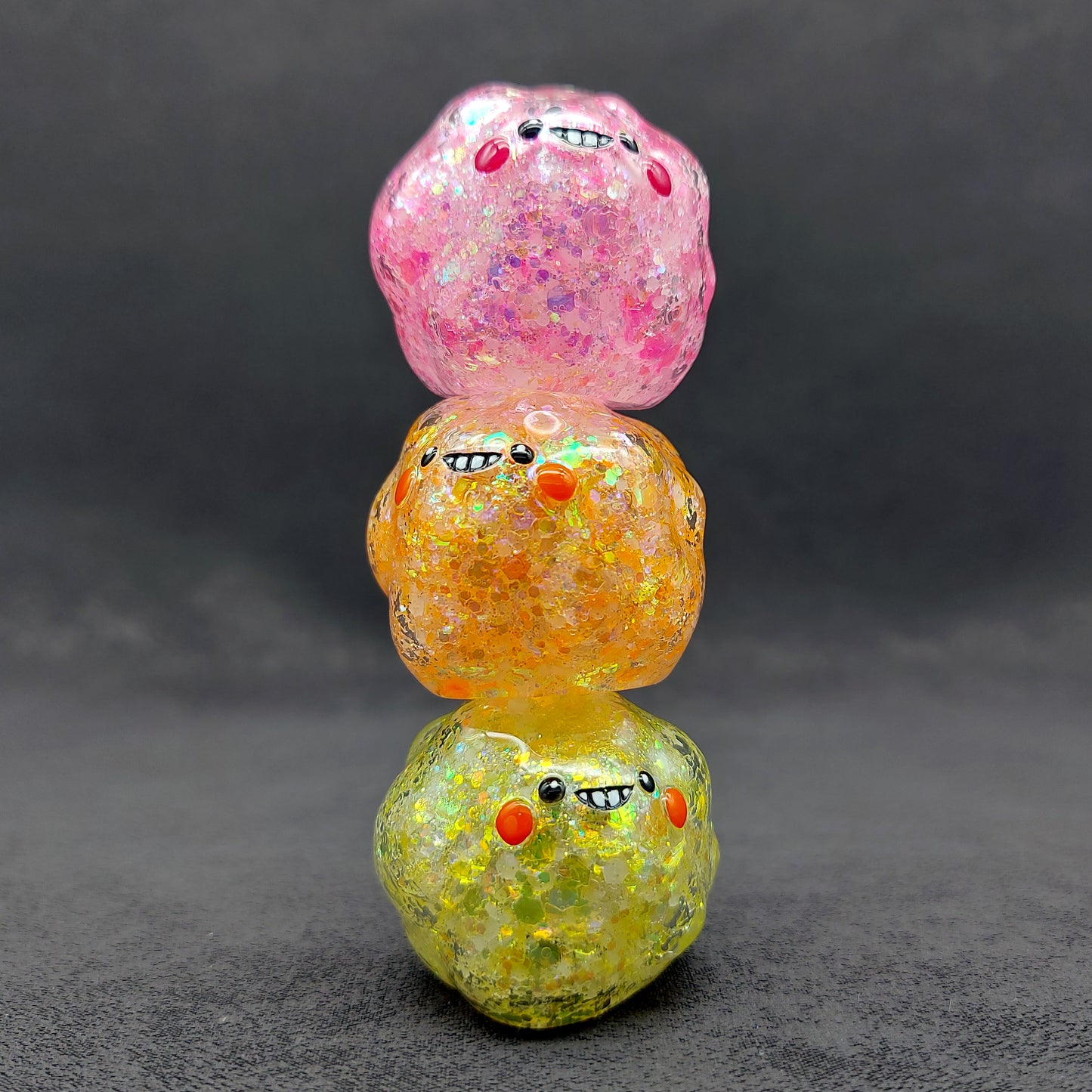 GID Yellow Glitter BallBallInk 夜光黃色閃粉波波墨