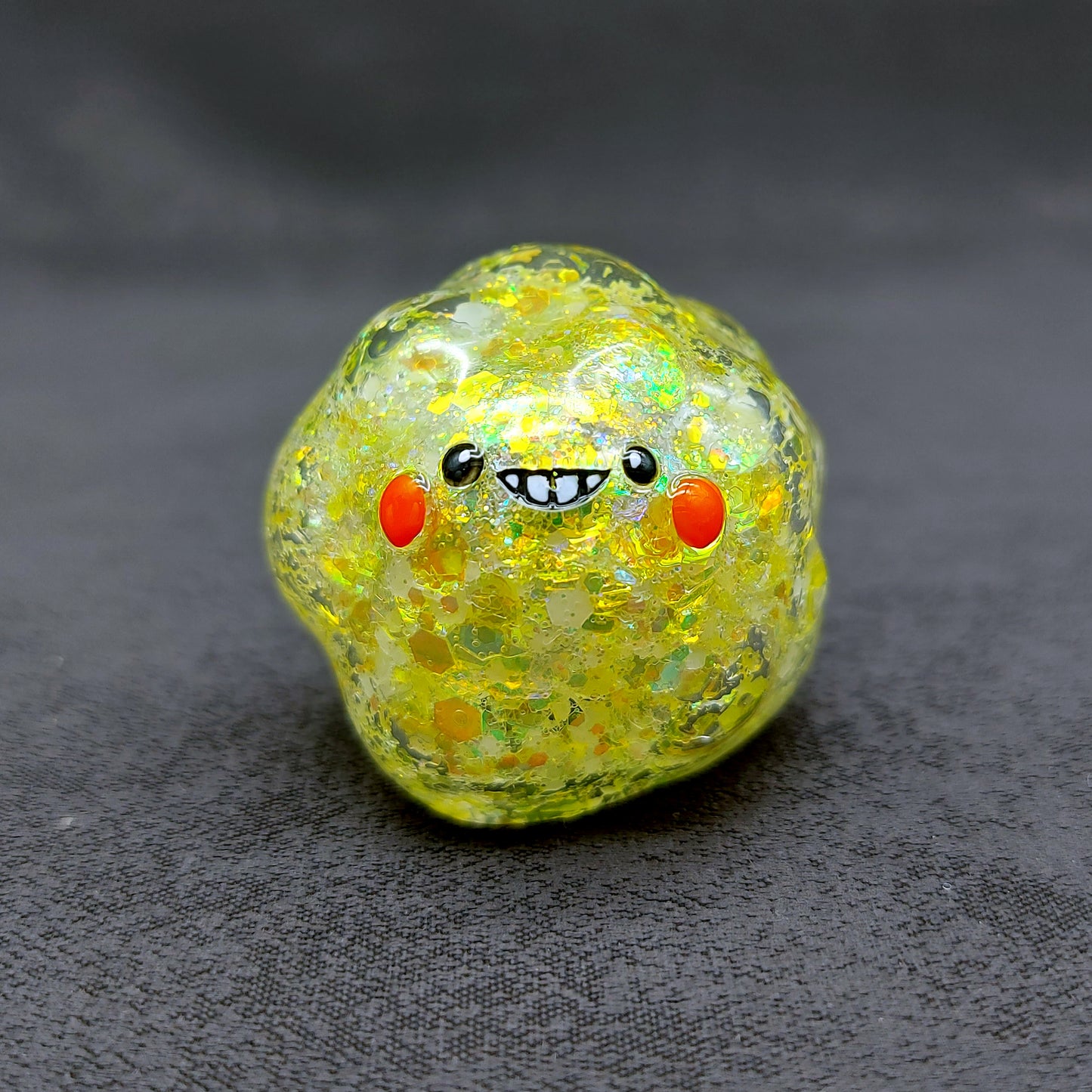 GID Yellow Glitter BallBallInk 夜光黃色閃粉波波墨