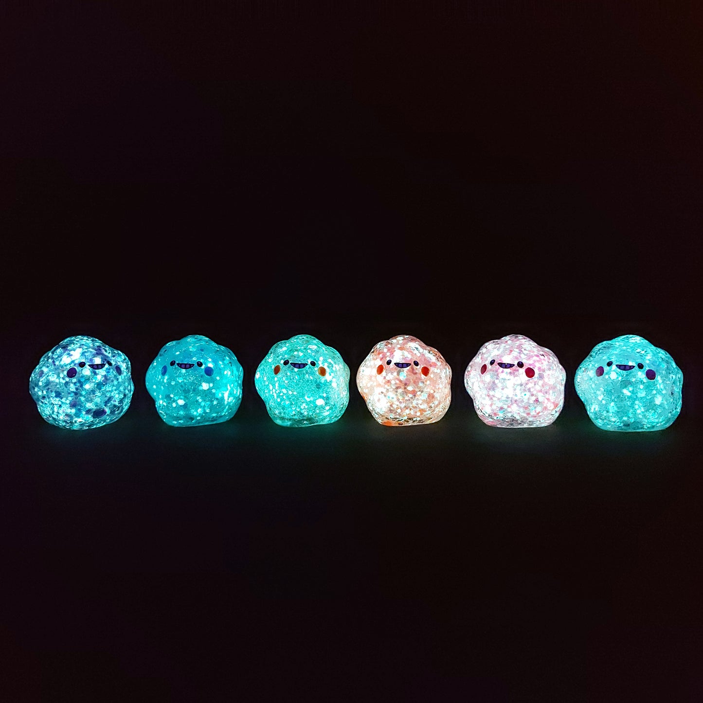 GID Pink Glitter BallBallInk 夜光粉紅閃粉波波墨