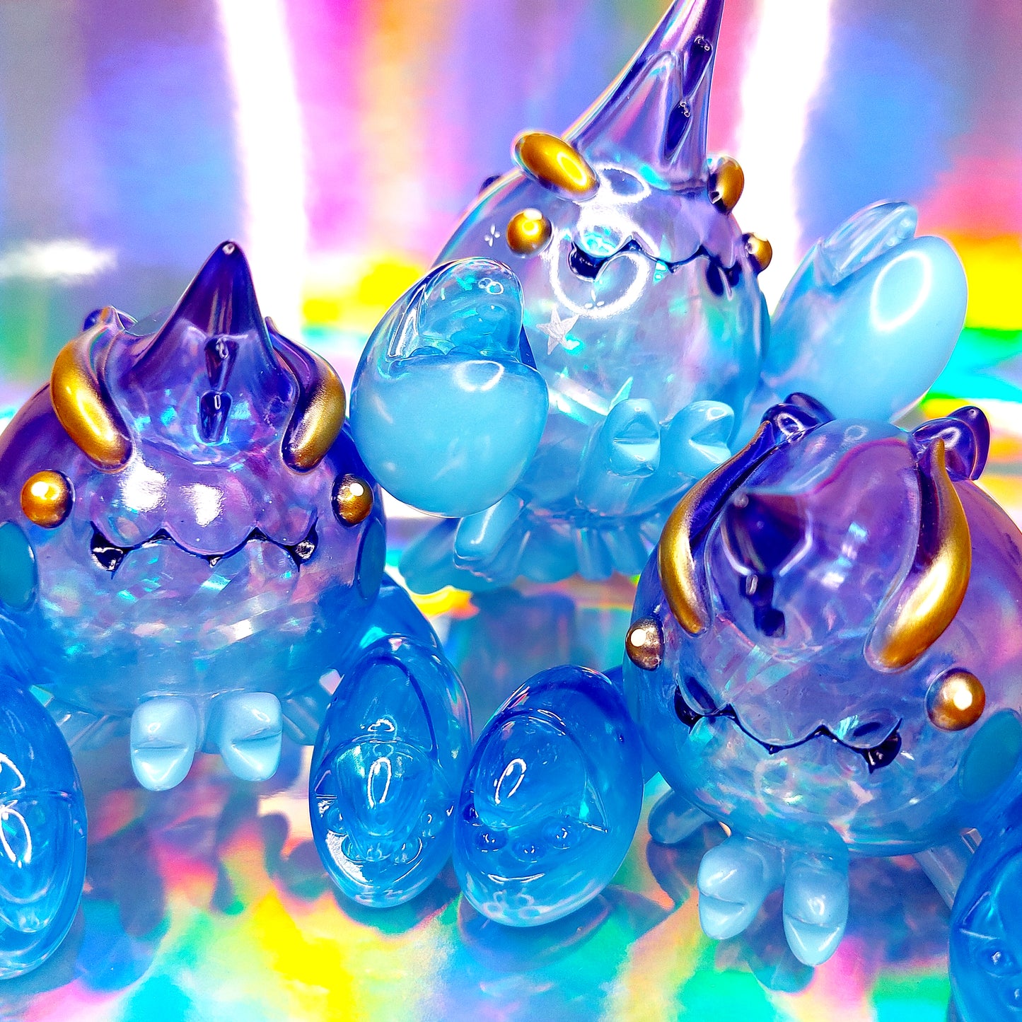 Dizzy Violet BallBallShrimp 閃藍波波蝦