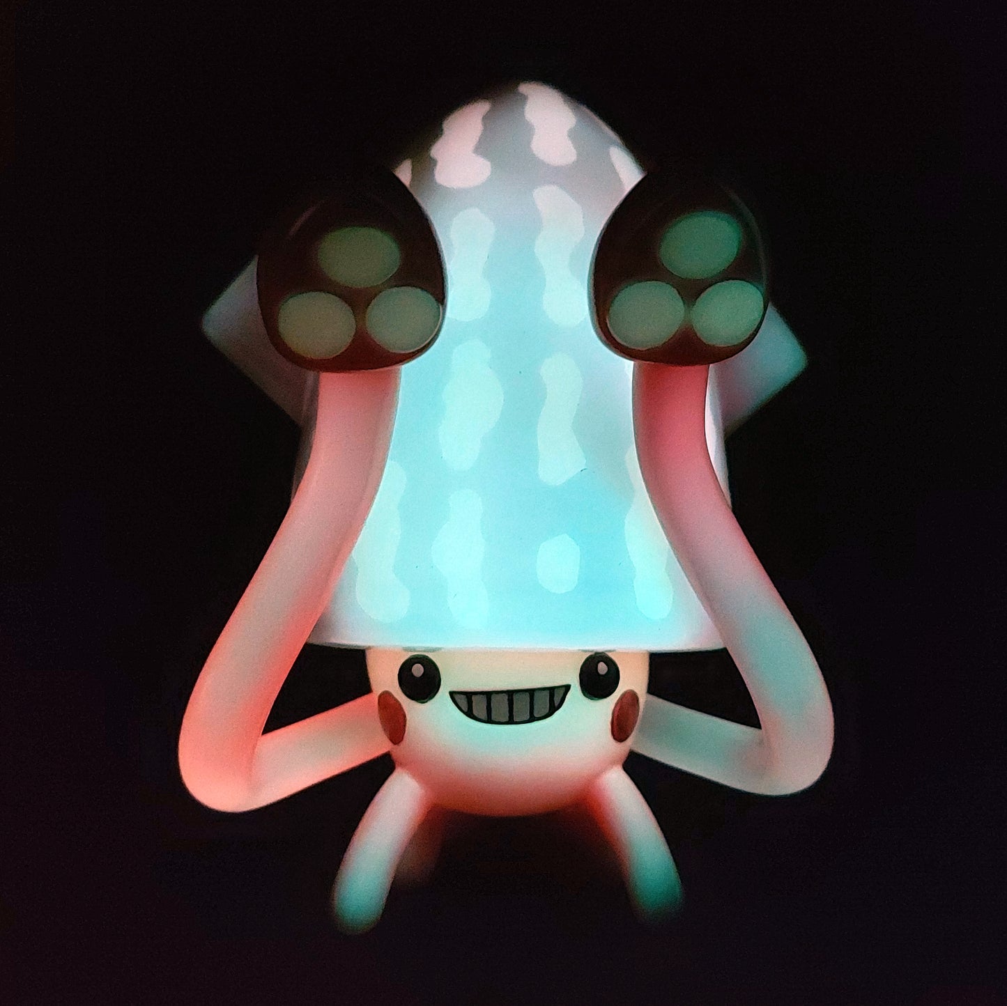 GID Red BallBallSquid 夜光紅色波波烏