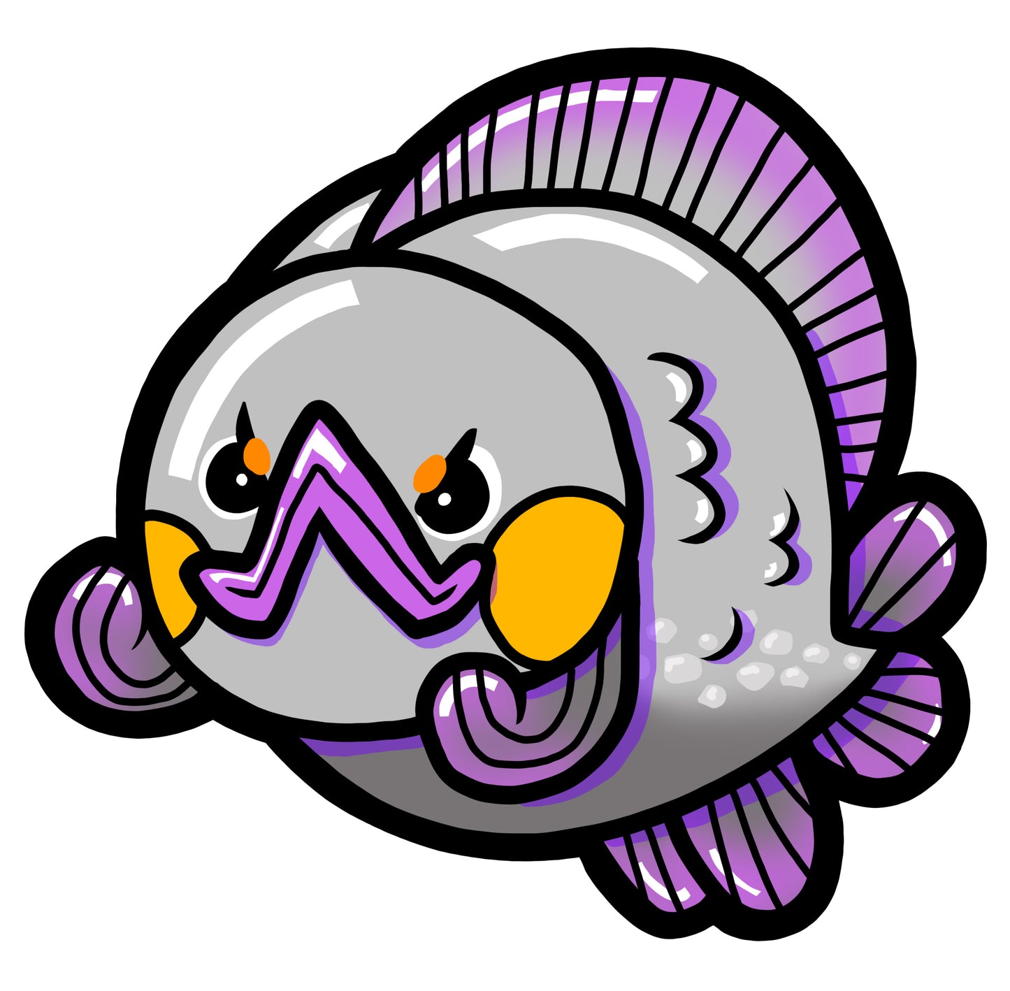 Silver Diamond BallBallFish 銀鑽波波魚