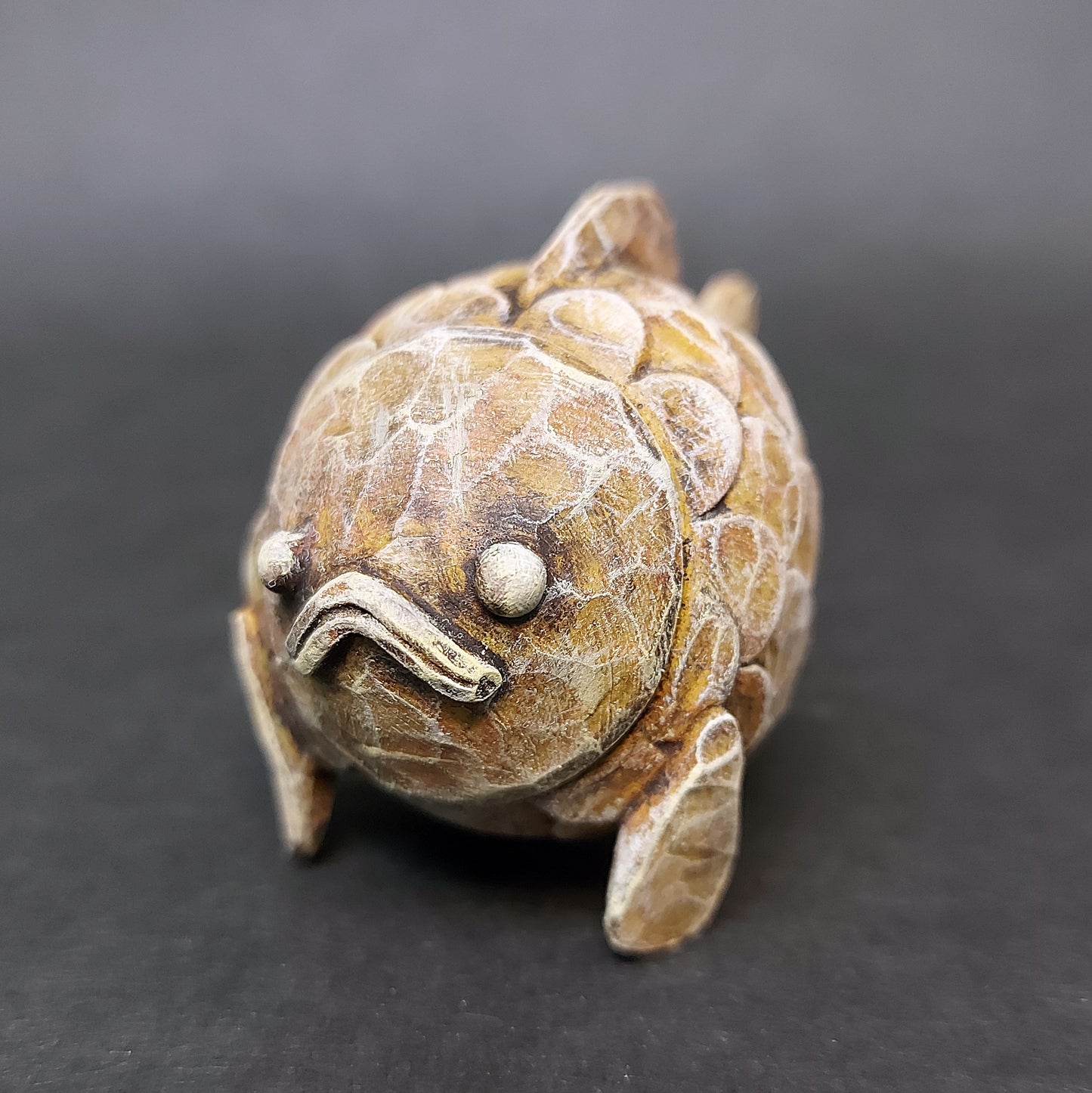 Wooden BallBallFish & PufferBallFish set 木化波波魚與刺波魚