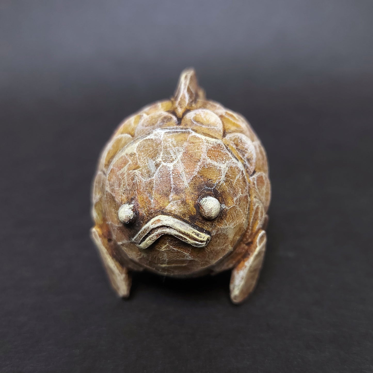 Wooden BallBallFish & PufferBallFish set 木化波波魚與刺波魚
