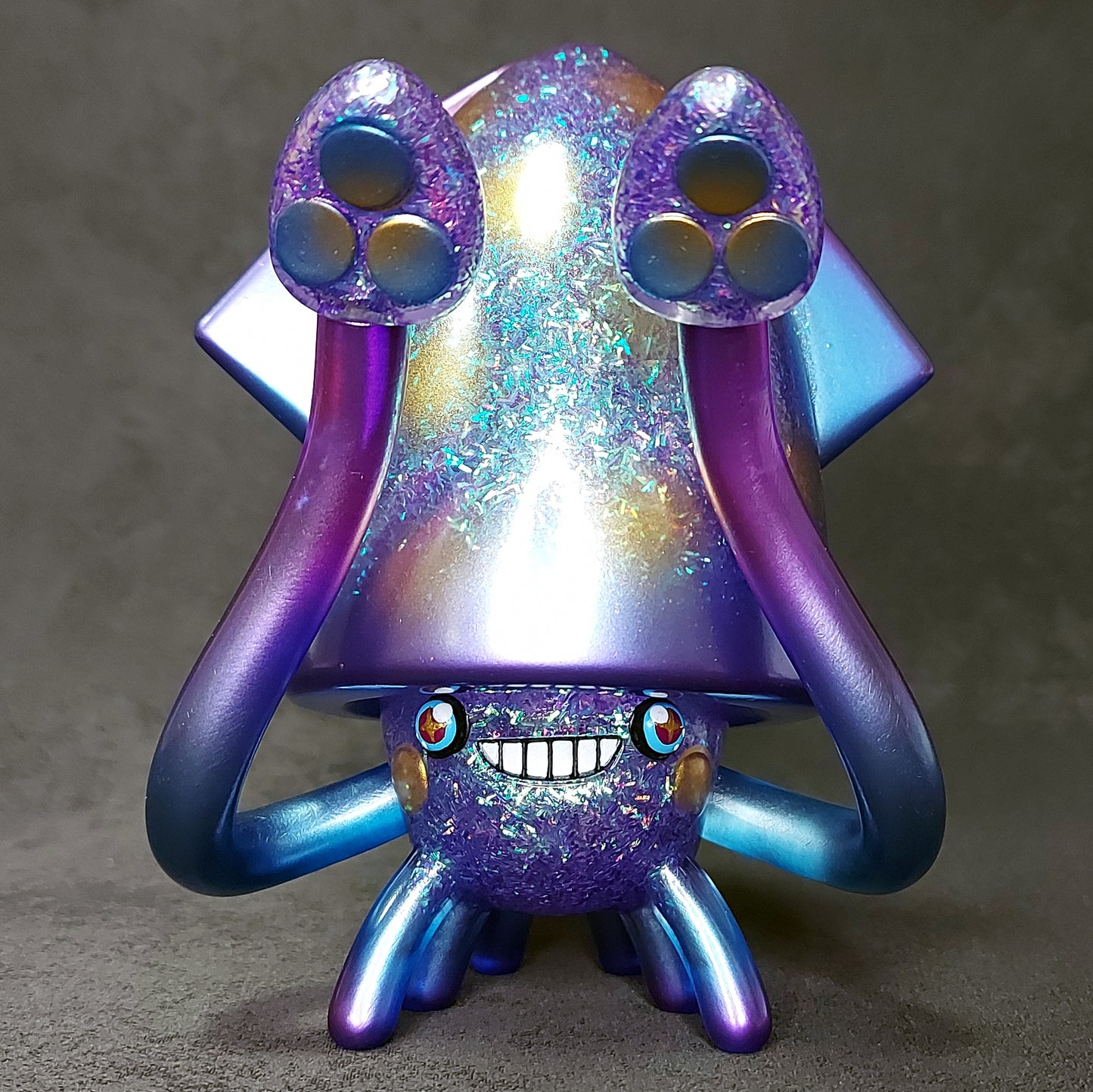 Blue Sparkle BallBallSquid 閃藍波波烏