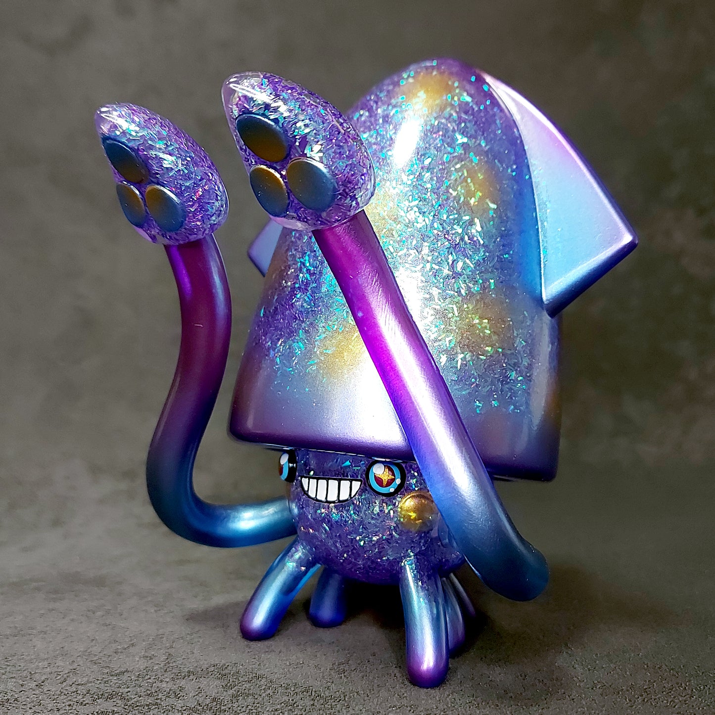 Blue Sparkle BallBallSquid 閃藍波波烏