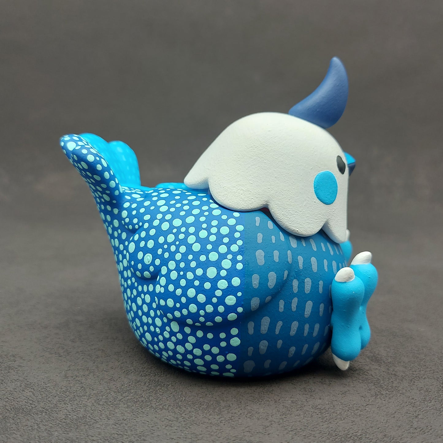 Blue Dot BallBallBird 藍色波點波波雀
