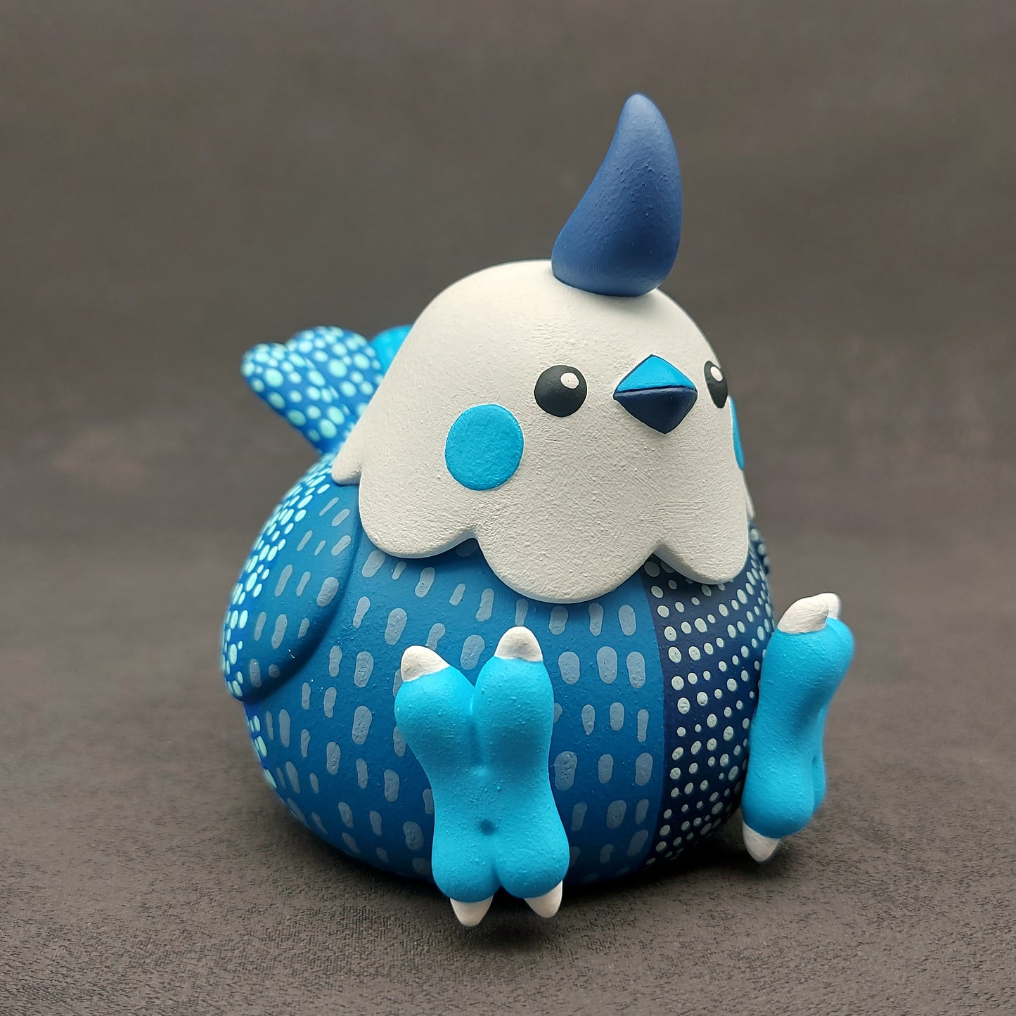 Blue Dot BallBallBird 藍色波點波波雀