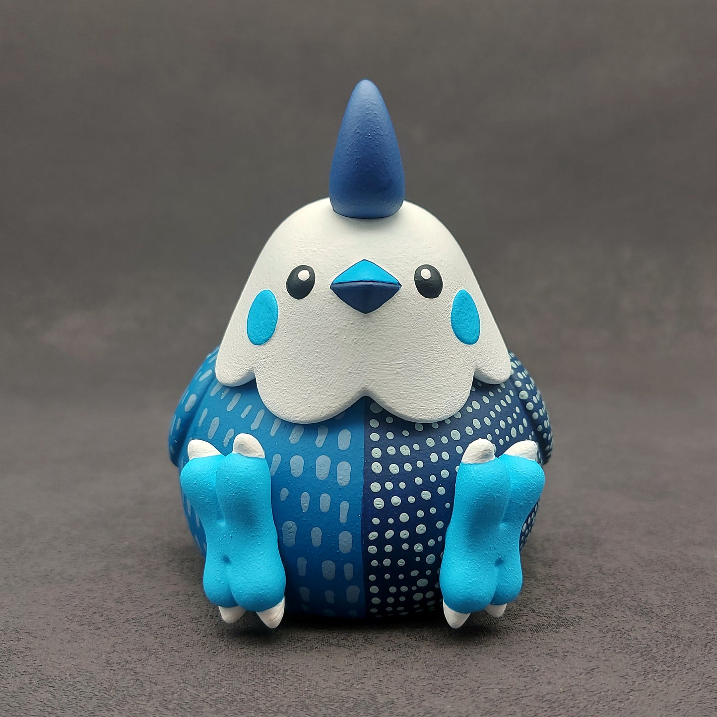 Blue Dot BallBallBird 藍色波點波波雀