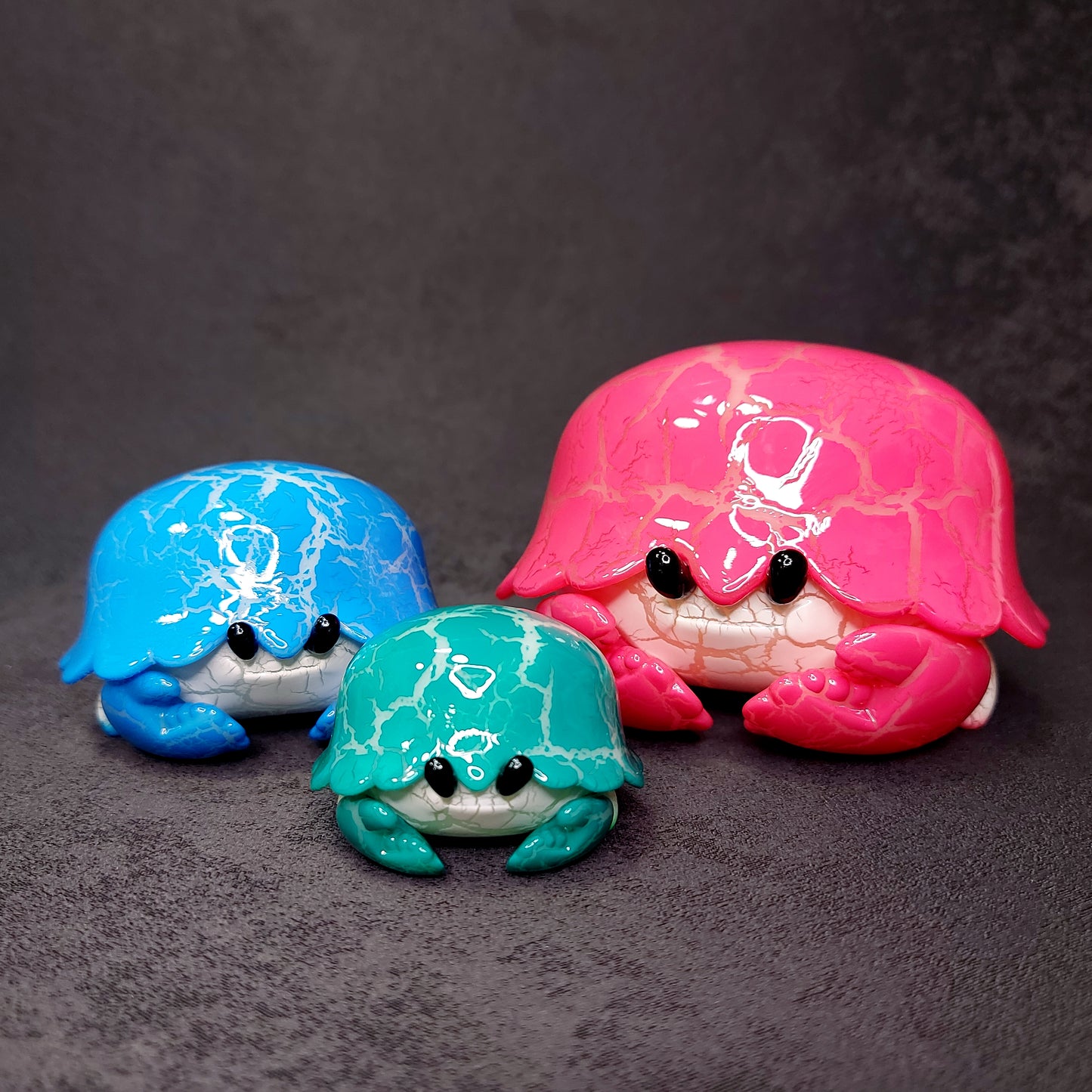 GID Crack Paint BallBallCrab 夜光裂紋波波蟹