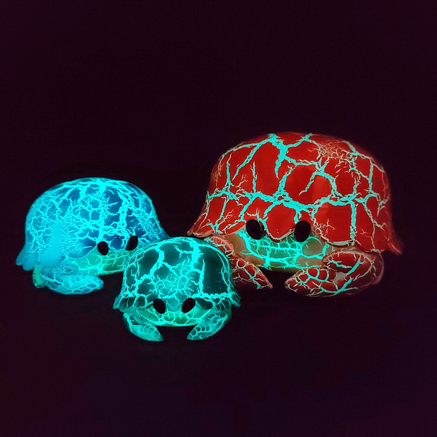 GID Crack Paint BallBallCrab 夜光裂紋波波蟹