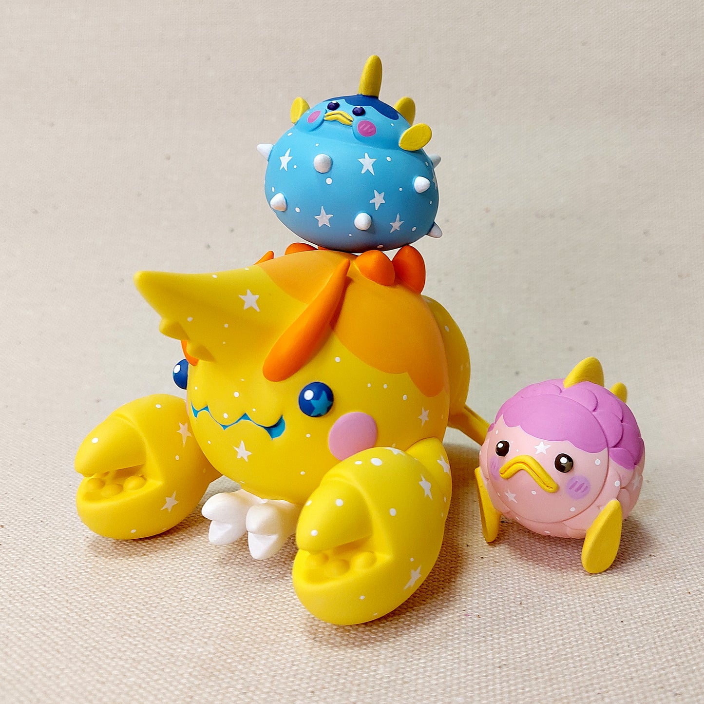 Yellow BallBallShrimp 粉黃波波蝦