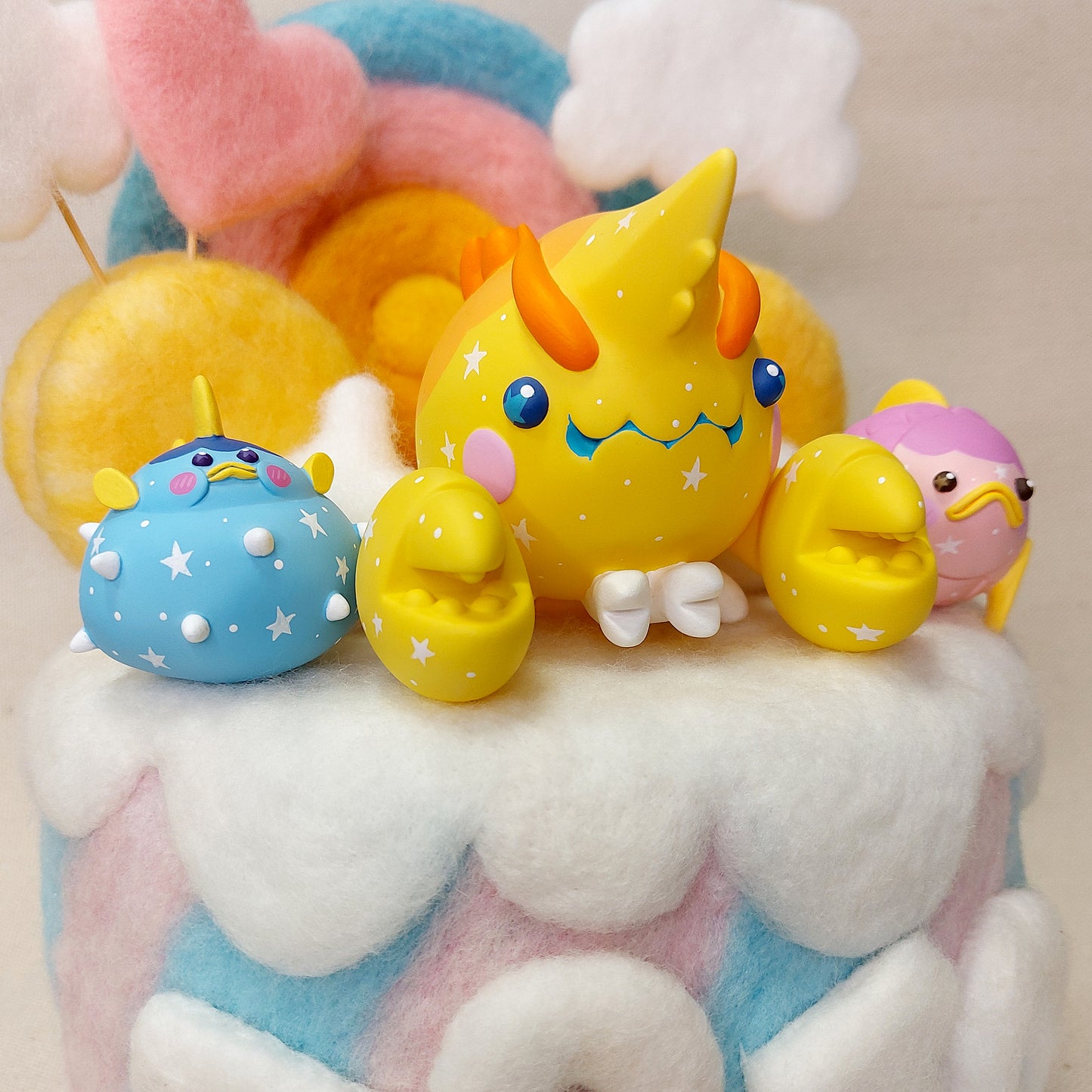Yellow BallBallShrimp 粉黃波波蝦