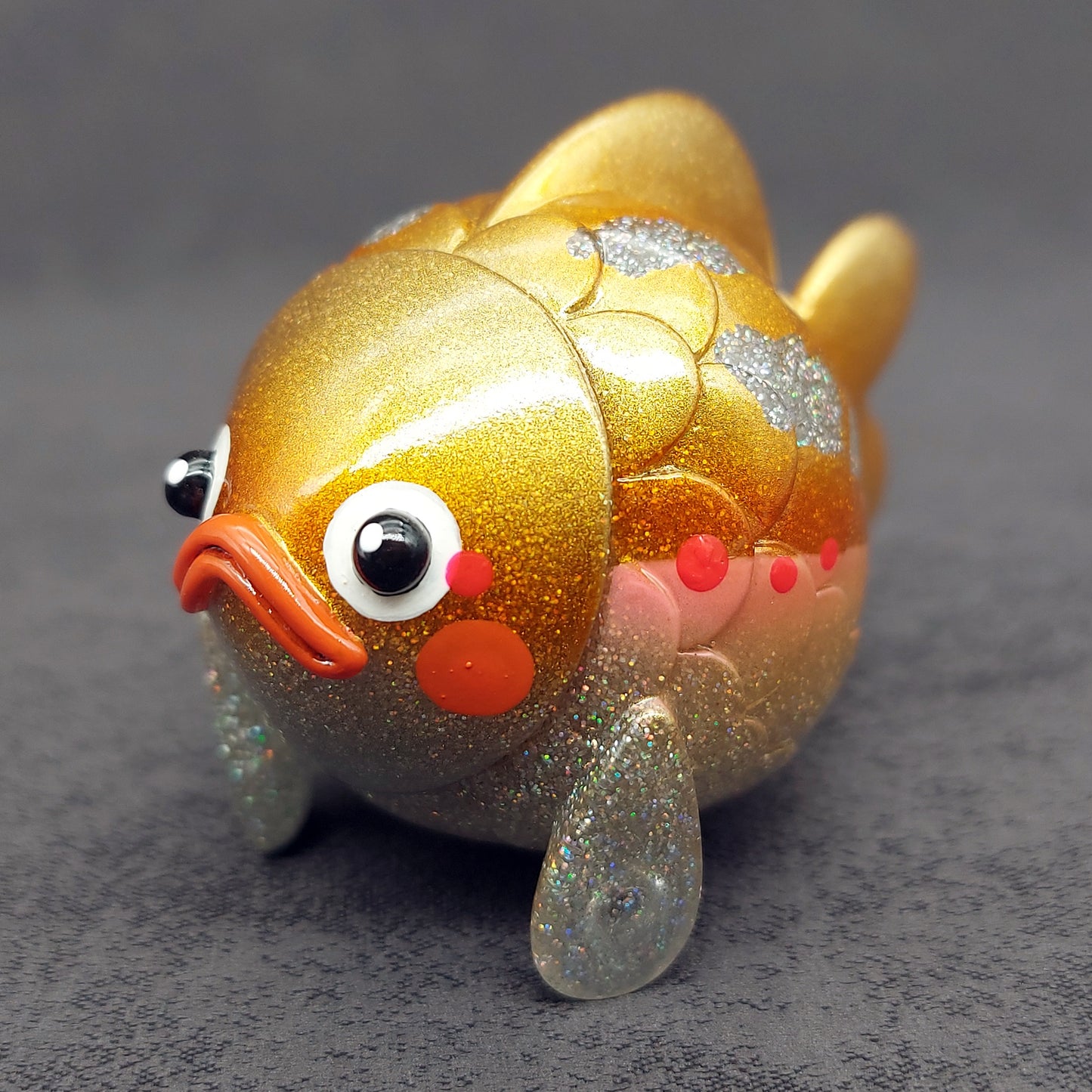 GoldBallFish 金粉紅點波波魚