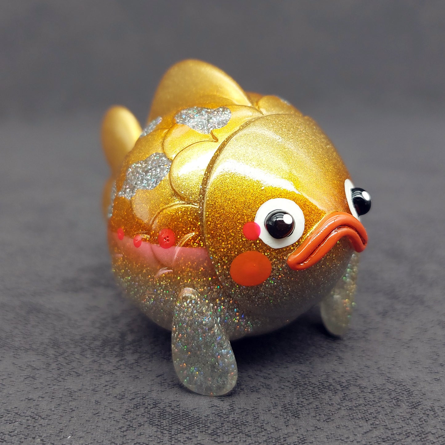 GoldBallFish 金粉紅點波波魚