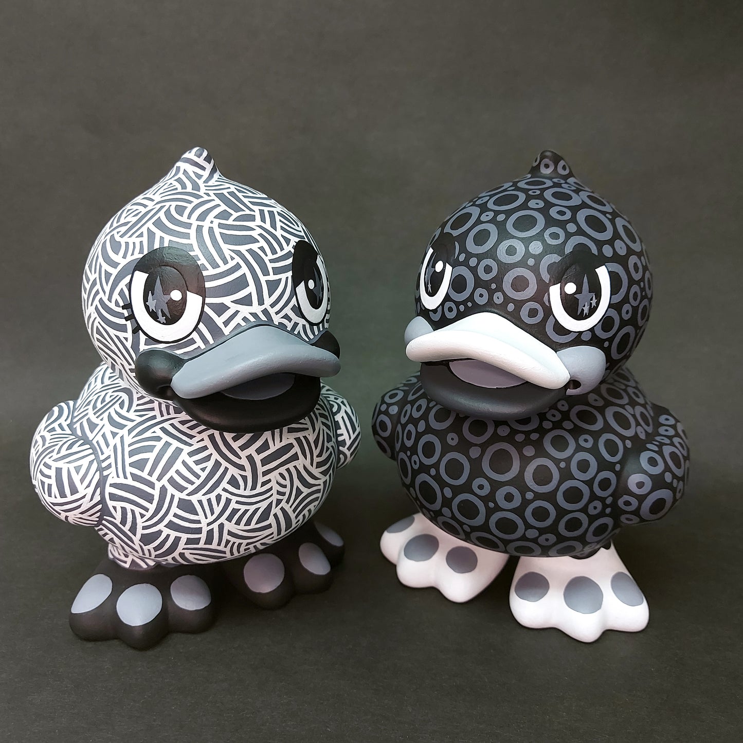 Grey & Black Pattern B.Duck