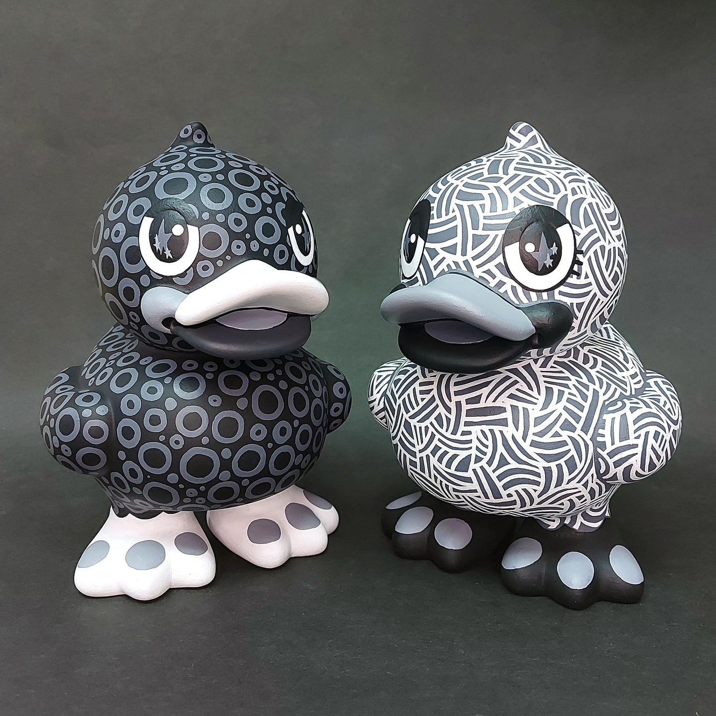 Grey & Black Pattern B.Duck