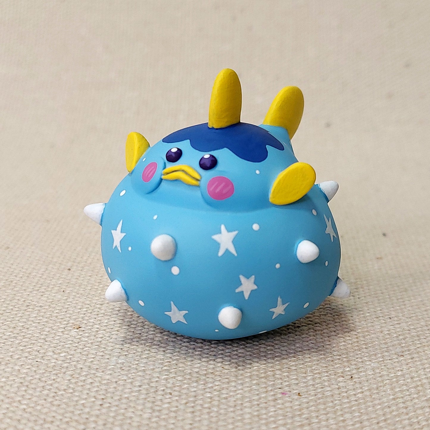 Blue PufferBallFish 粉藍刺波魚