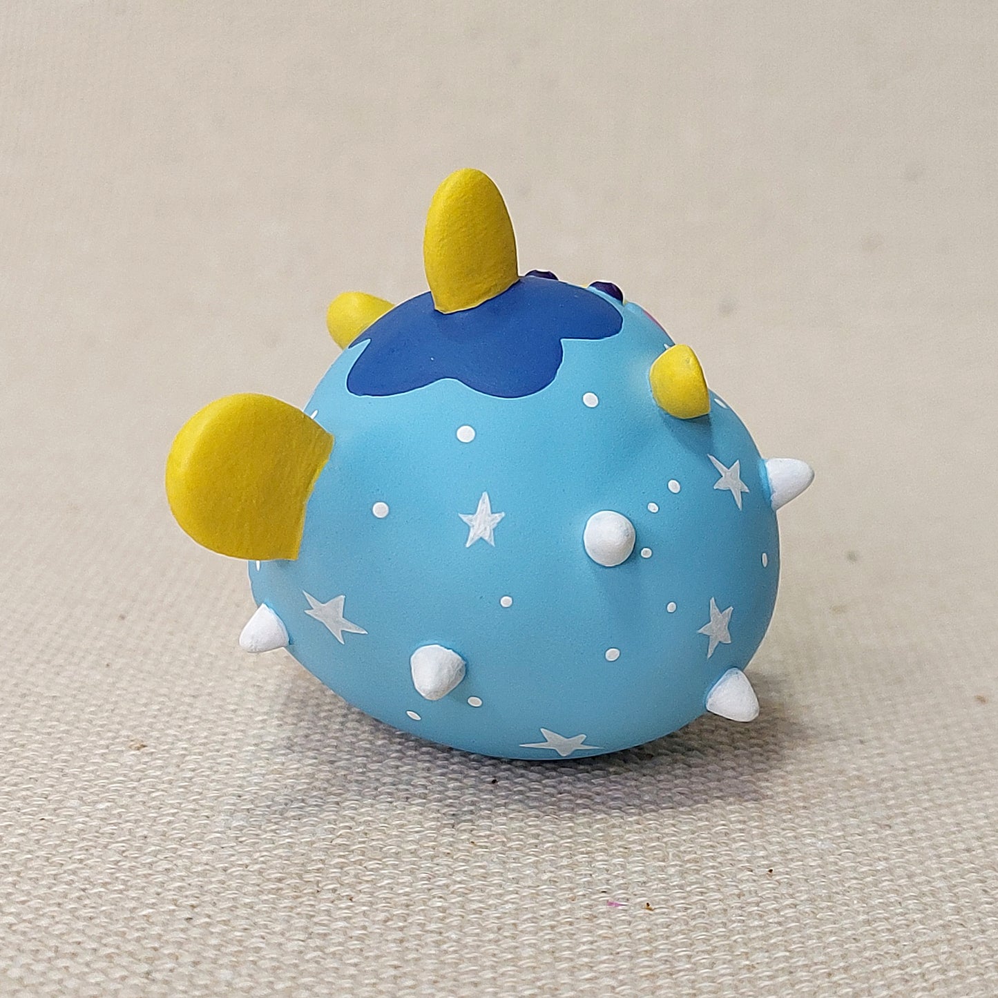 Blue PufferBallFish 粉藍刺波魚