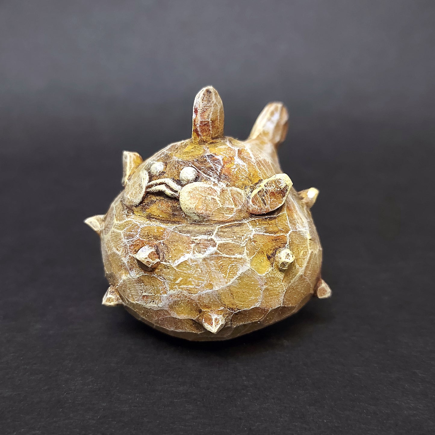 Wooden BallBallFish & PufferBallFish set 木化波波魚與刺波魚