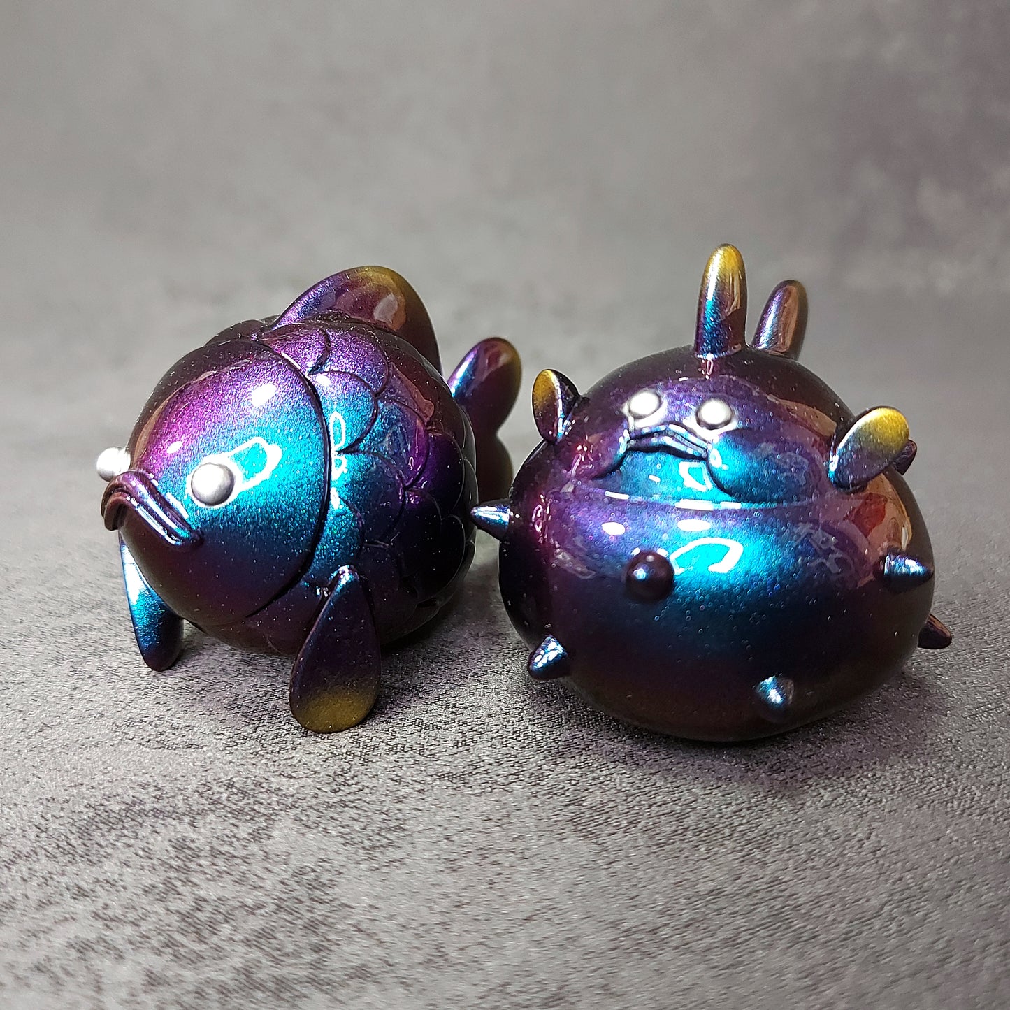 Purple Metallic BallBallFish set 紫色金屬魚