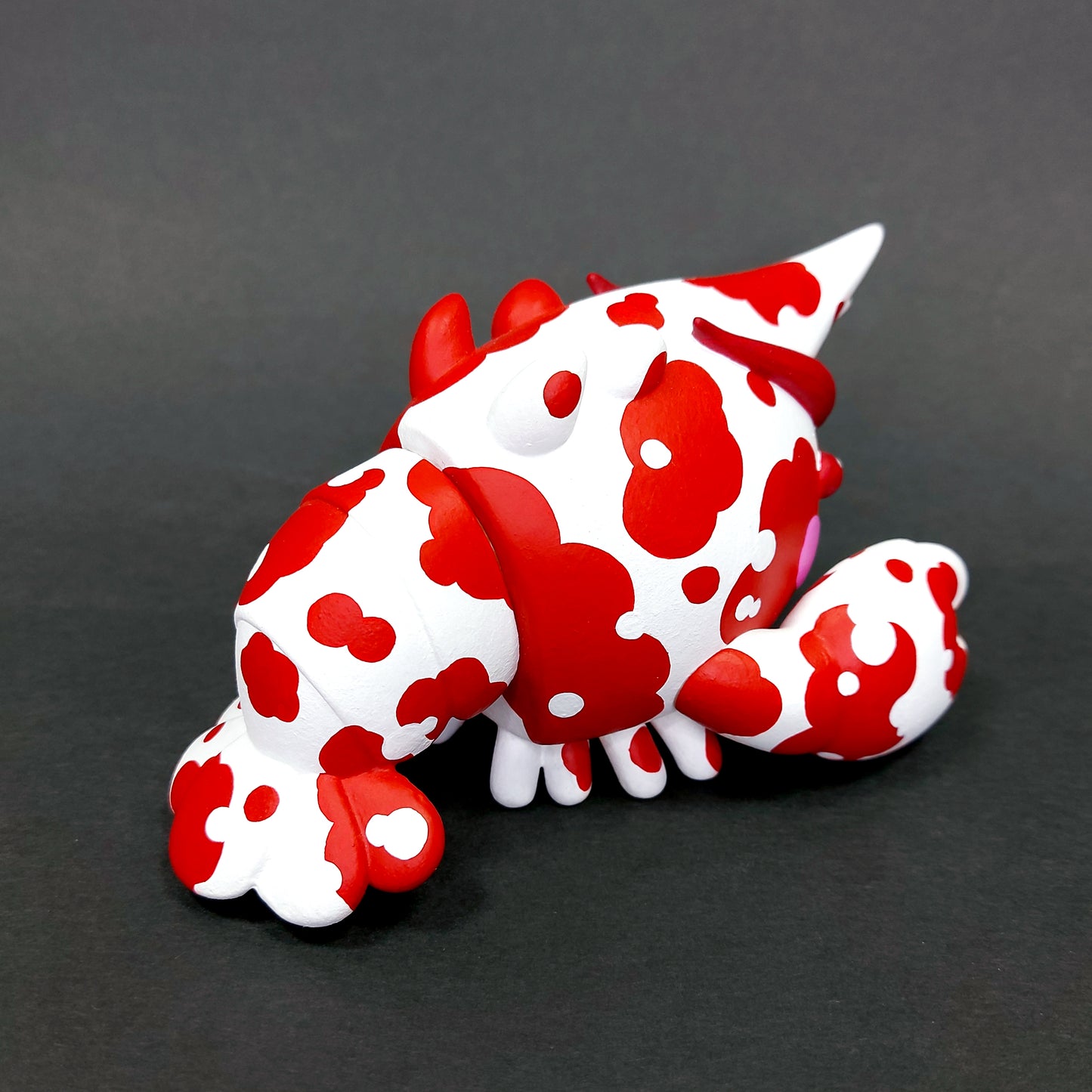 Red Hinomaru BallBallShrimp 紅白波波蝦