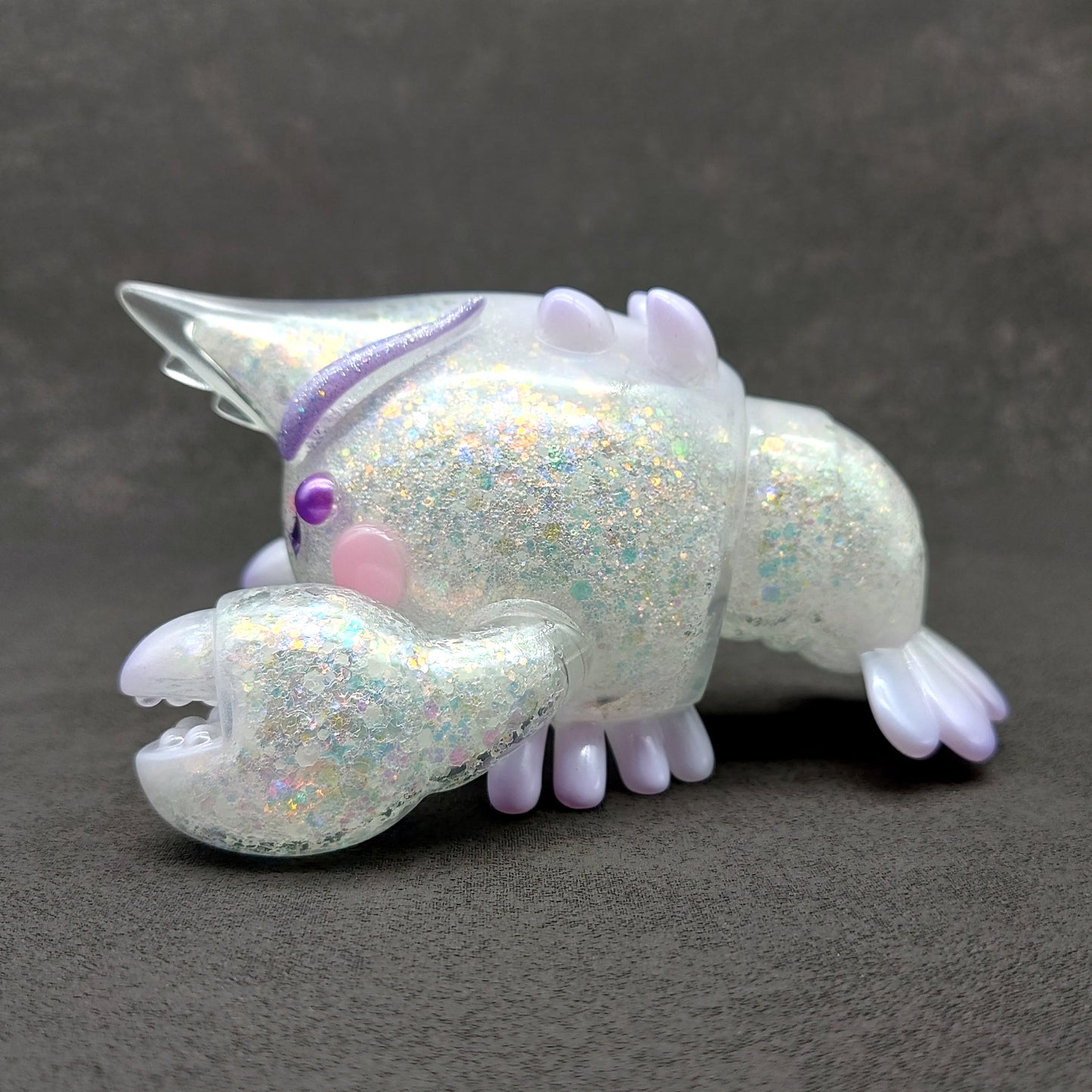夜光閃粉香芋波波蝦 GID Glitter Taro BallBallShrimp