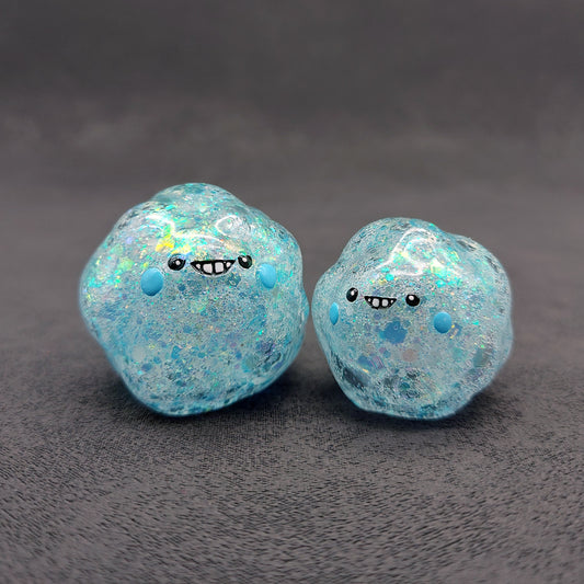 GID Light Blue Glitter BallBallInk 夜光粉藍閃粉波波墨