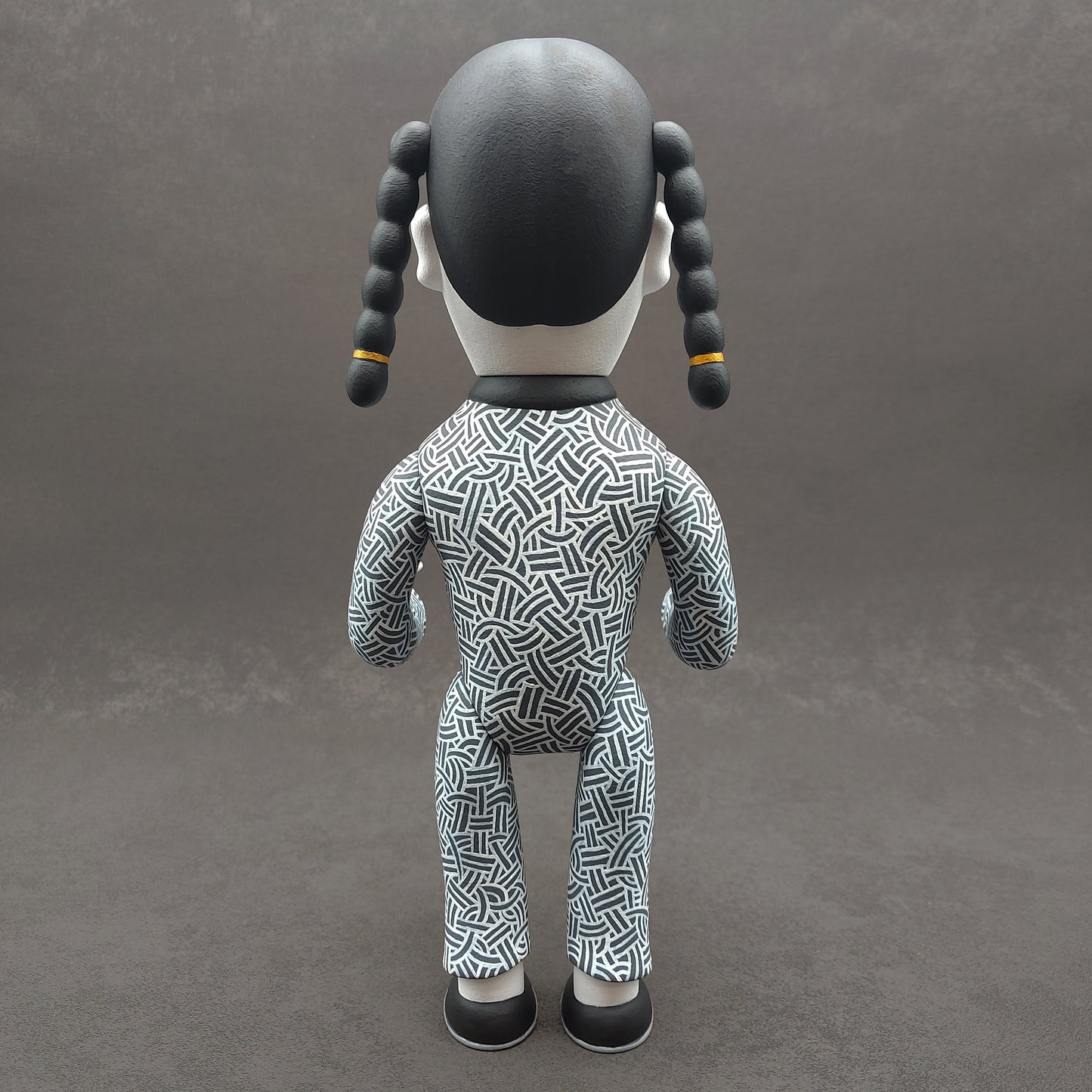 B&W Gold Boy And Jade Girl 黑白金童玉女