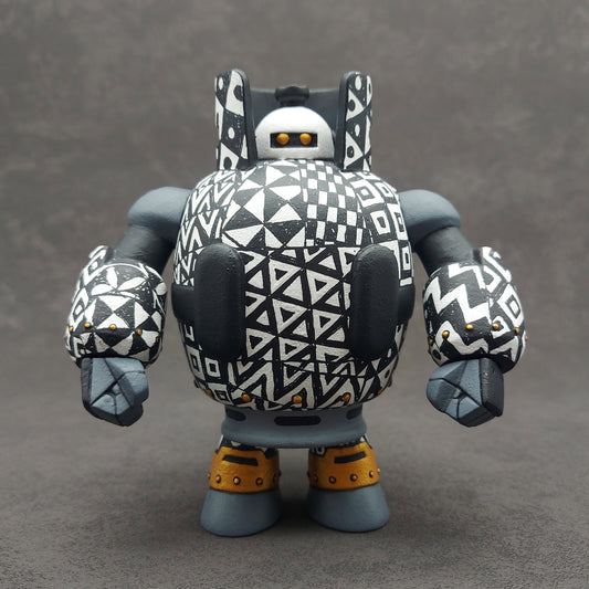 B&W Pattern Gastank Bot 黑白花紋石油氣重機