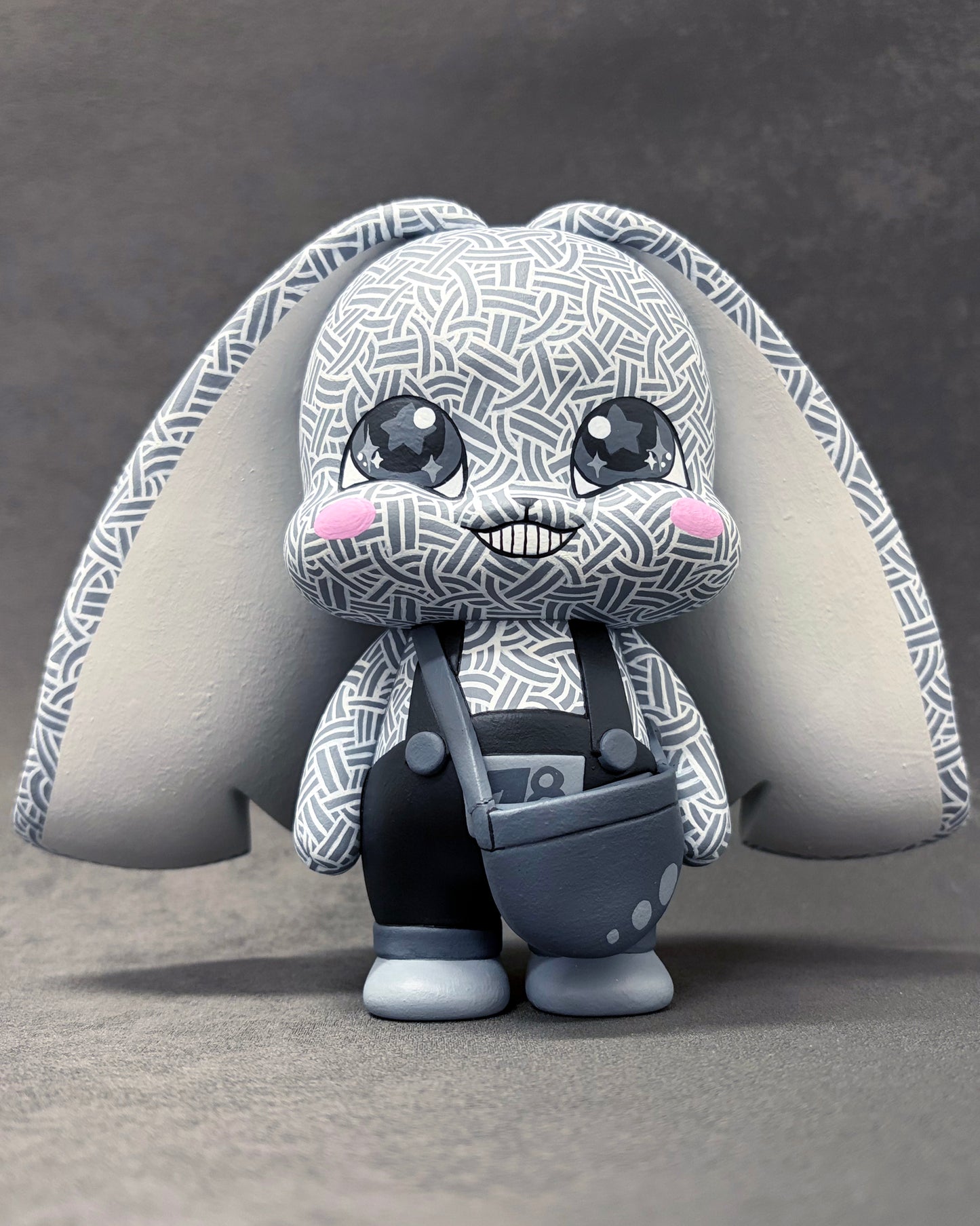 B&W Pattern Meeboo 黑白花紋兔