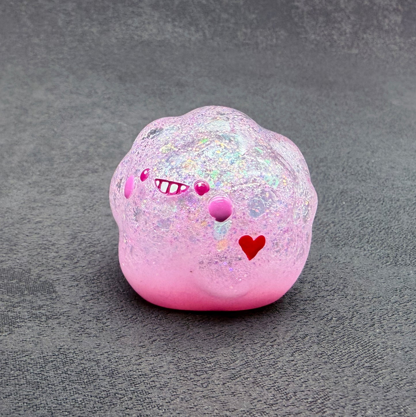 Pink Heart Glitter BallBallInk 粉紅心心閃粉波波墨