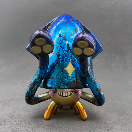 Metallic Blue BallBallSquid 金屬藍波波烏