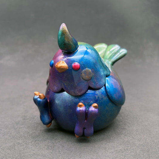 Metallic Rainbow BallBallBird 金屬彩虹波波雀