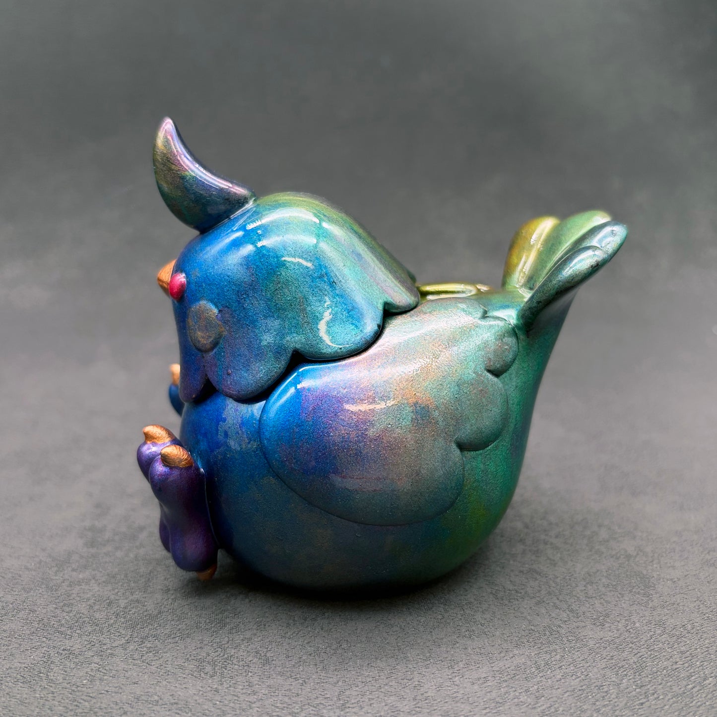 Metallic Rainbow BallBallBird 金屬彩虹波波雀