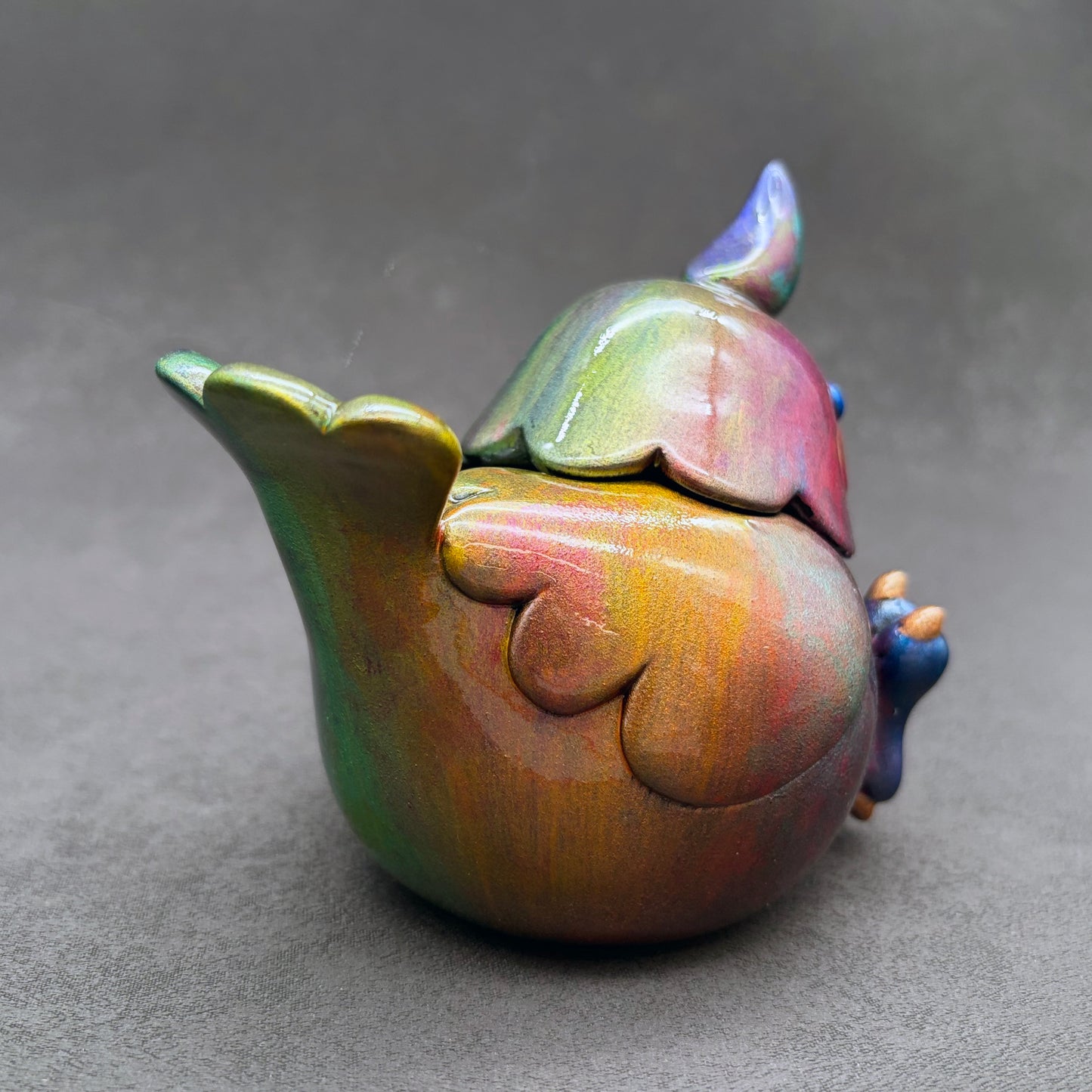 Metallic Rainbow BallBallBird 金屬彩虹波波雀