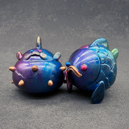Metallic Rainbow BallBallFish 金屬彩虹波波魚