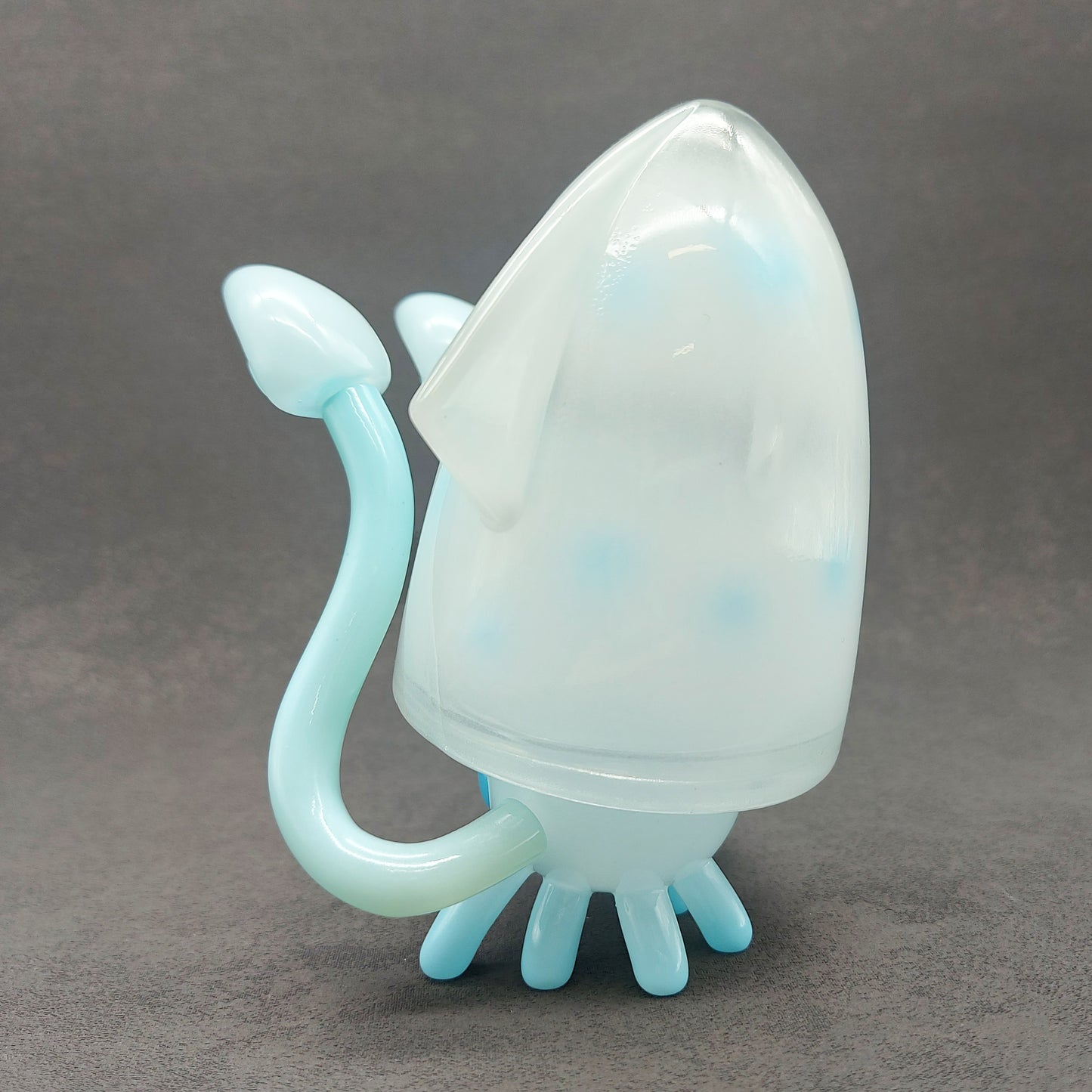 Transparent Light Blue BallBallSquid 透明粉藍波波烏