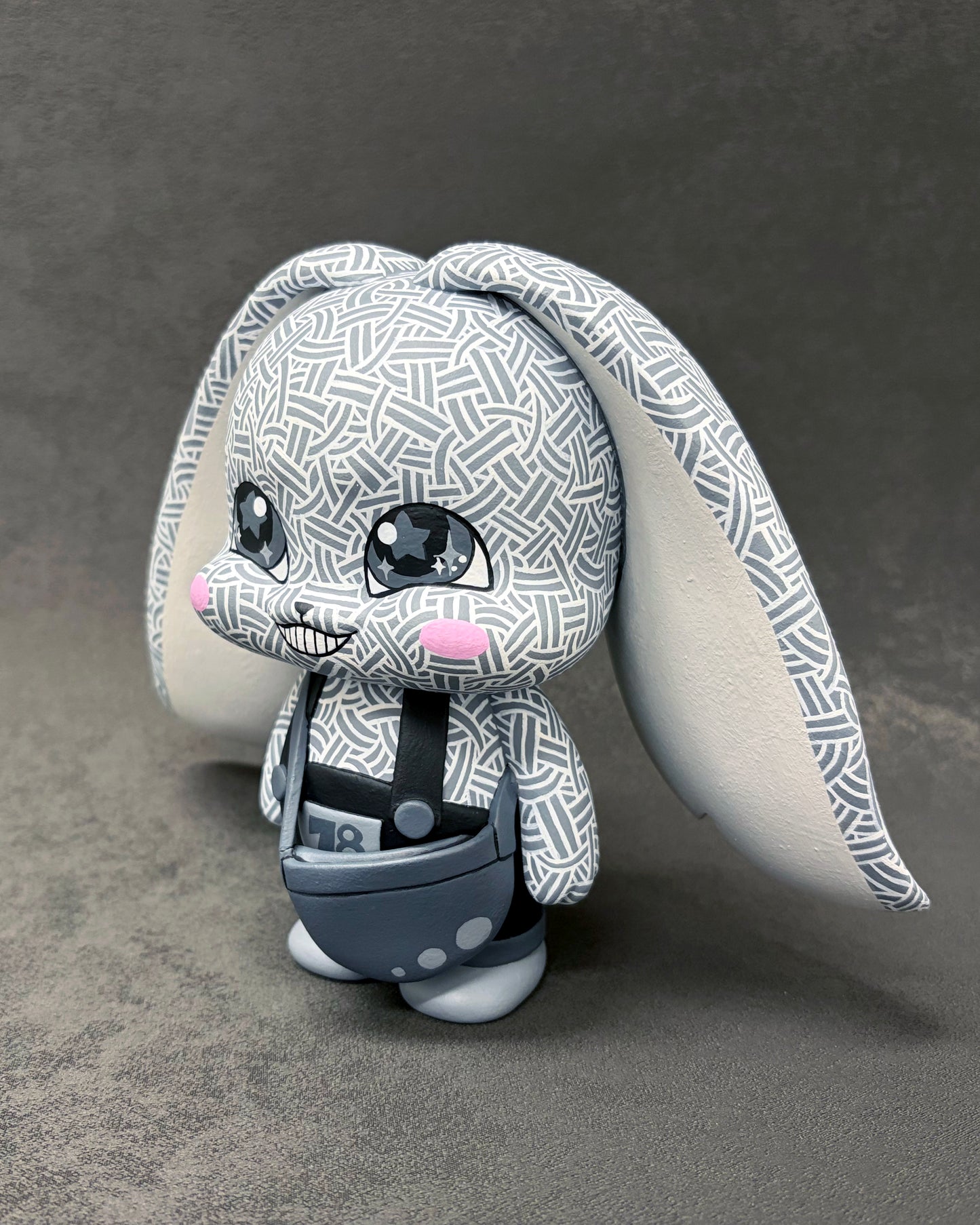 B&W Pattern Meeboo 黑白花紋兔