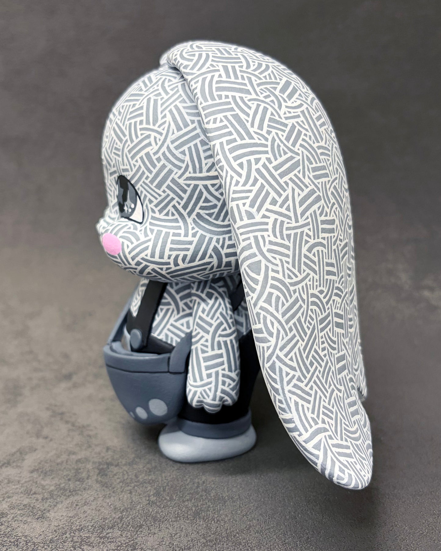 B&W Pattern Meeboo 黑白花紋兔