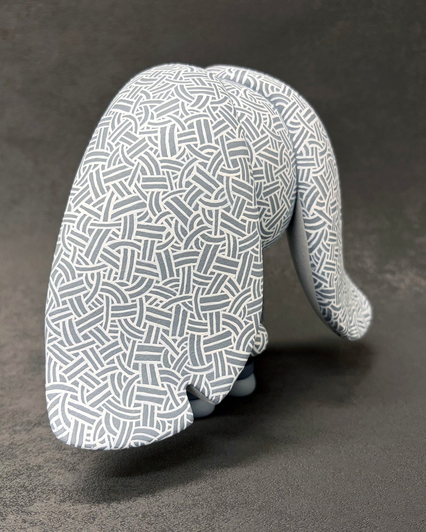 B&W Pattern Meeboo 黑白花紋兔