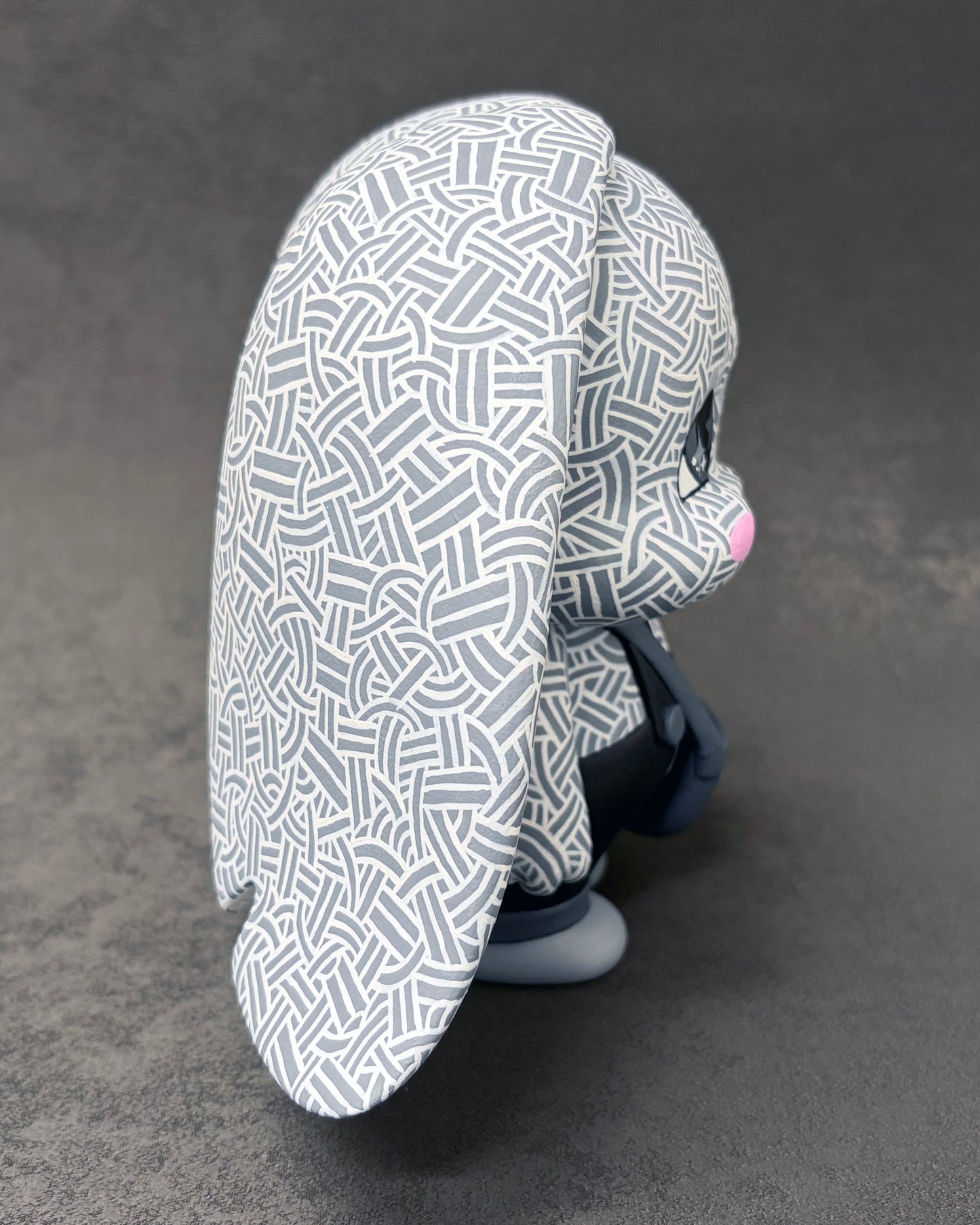 B&W Pattern Meeboo 黑白花紋兔